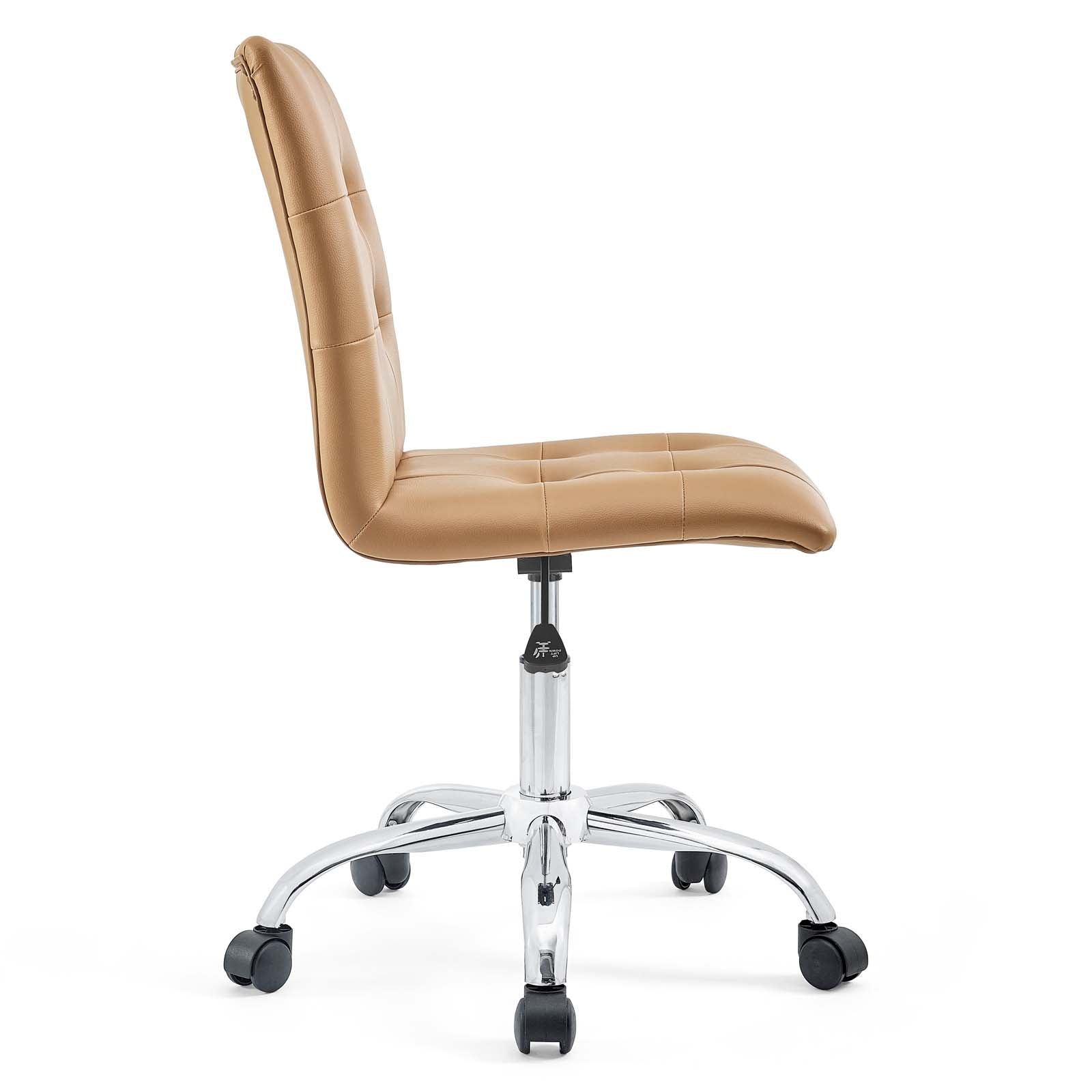 Prim Armless Mid Back Office Chair-Office Chair-Modway-Wall2Wall Furnishings