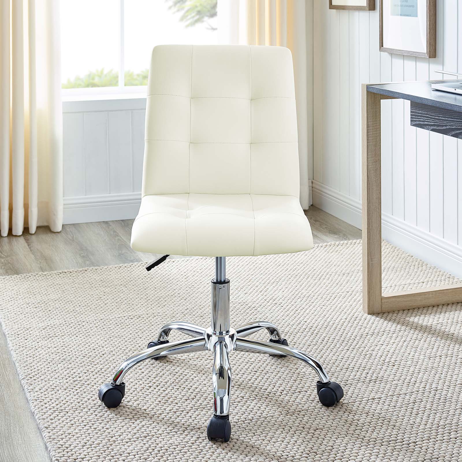 Prim Armless Mid Back Office Chair-Office Chair-Modway-Wall2Wall Furnishings