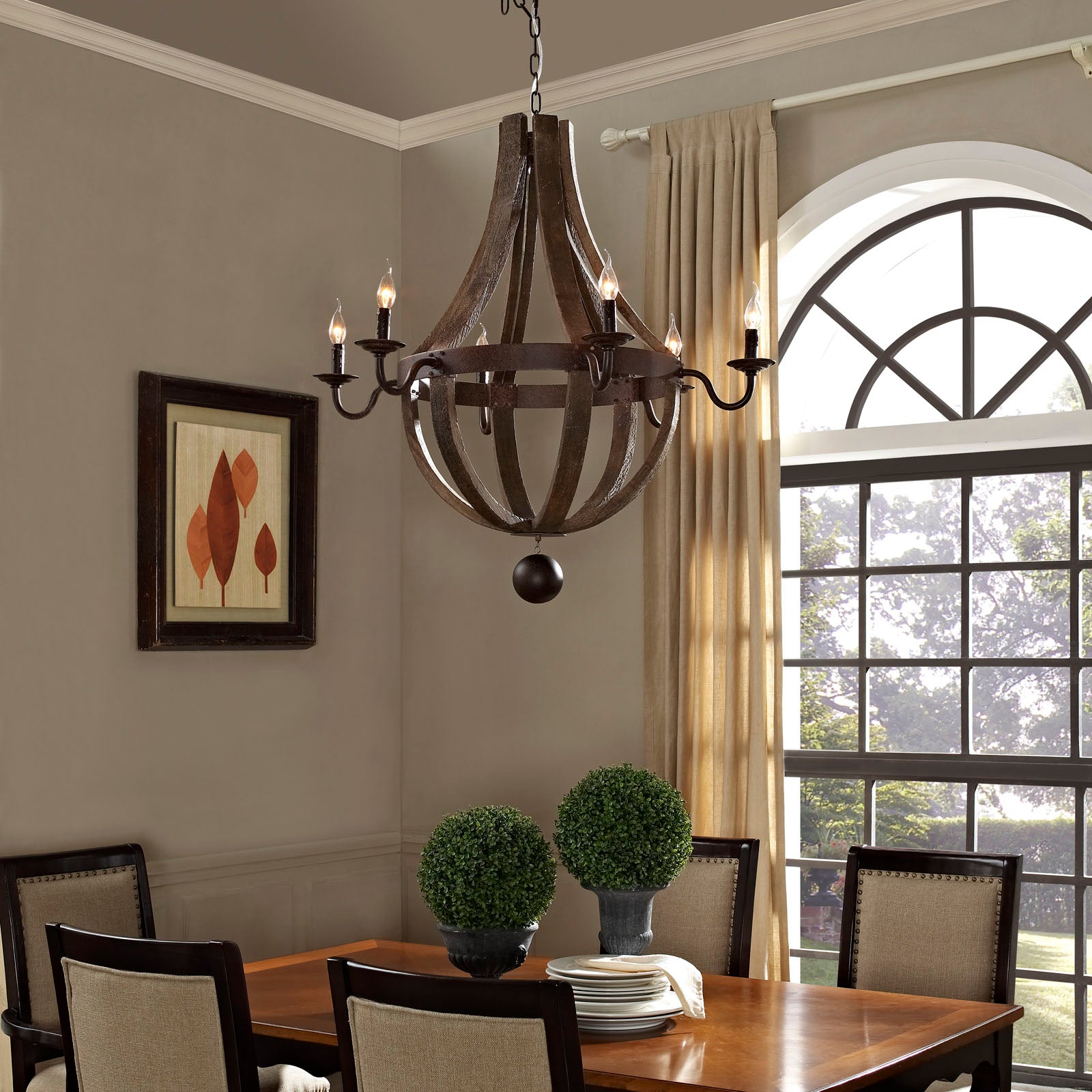 Ballista Chandelier-Ceiling Lamp-Modway-Wall2Wall Furnishings