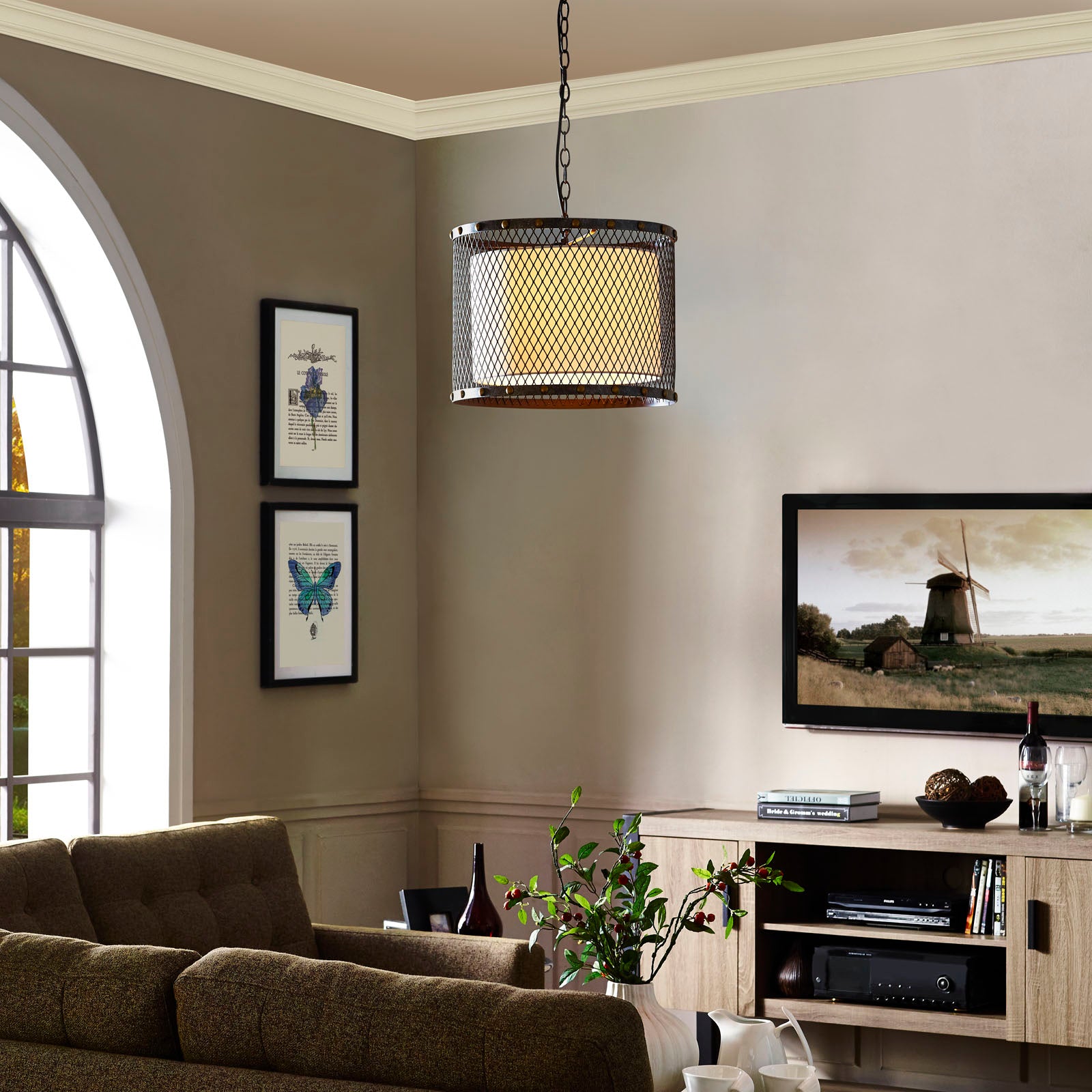 Fortune Chandelier-Ceiling Lamp-Modway-Wall2Wall Furnishings