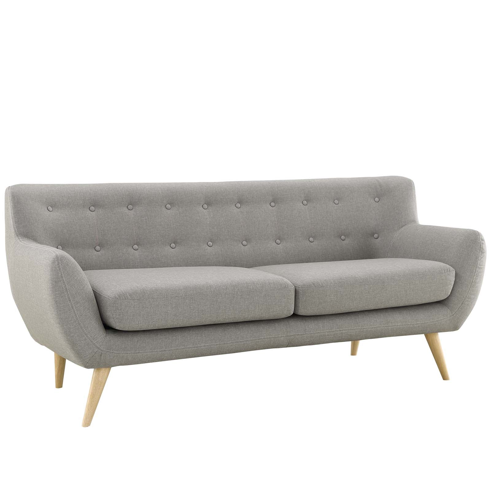 Remark Upholstered Fabric Sofa-Sofa-Modway-Wall2Wall Furnishings