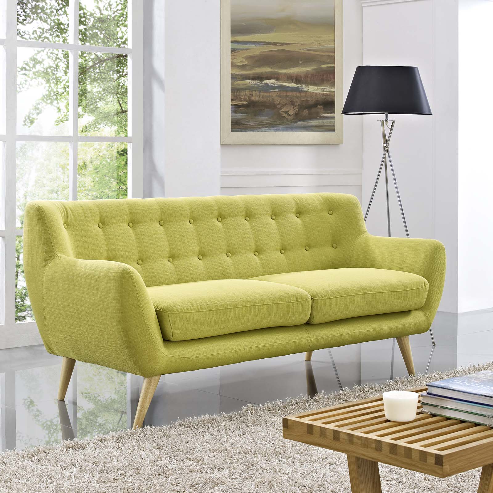 Remark Upholstered Fabric Sofa-Sofa-Modway-Wall2Wall Furnishings