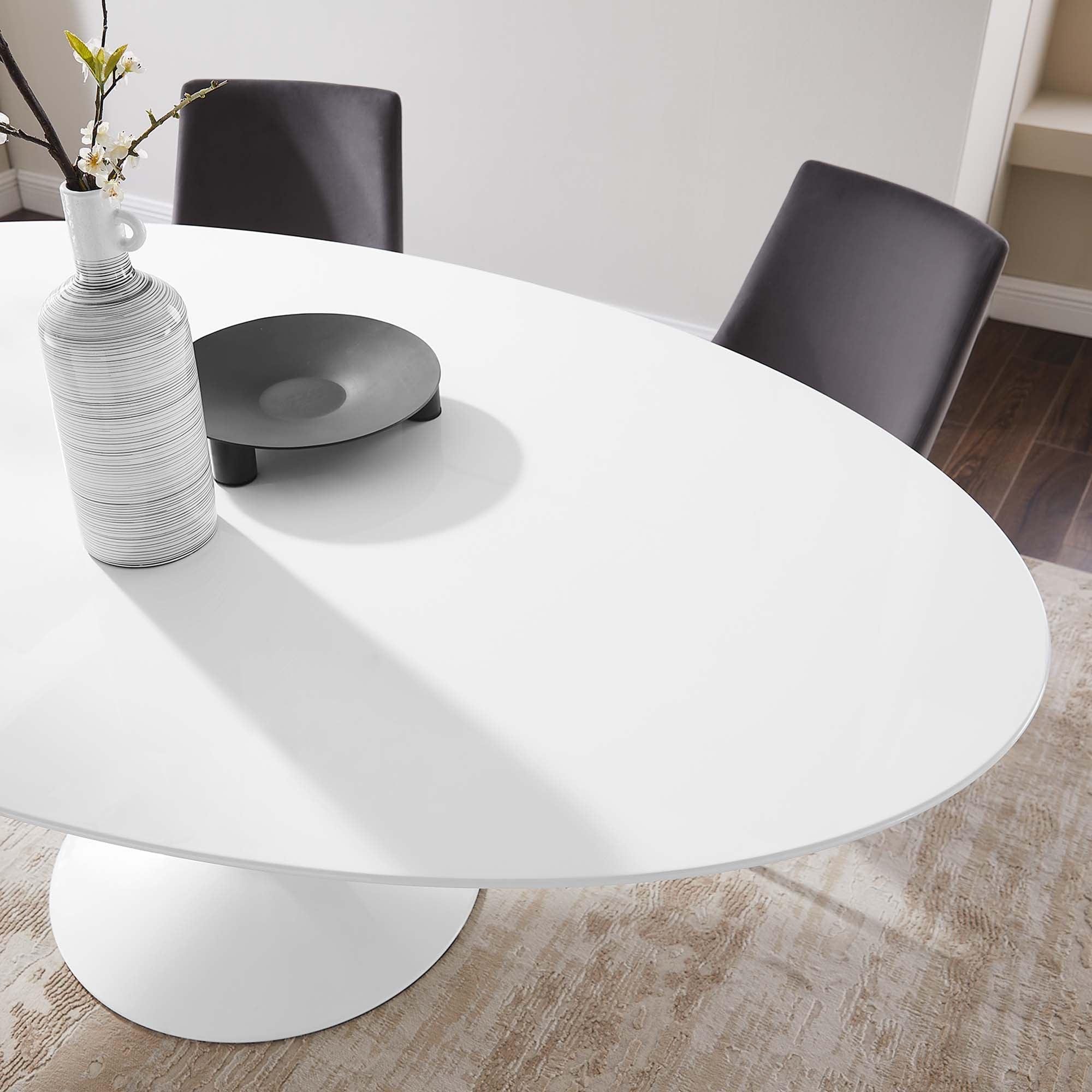 Lippa 78" Oval Wood Dining Table