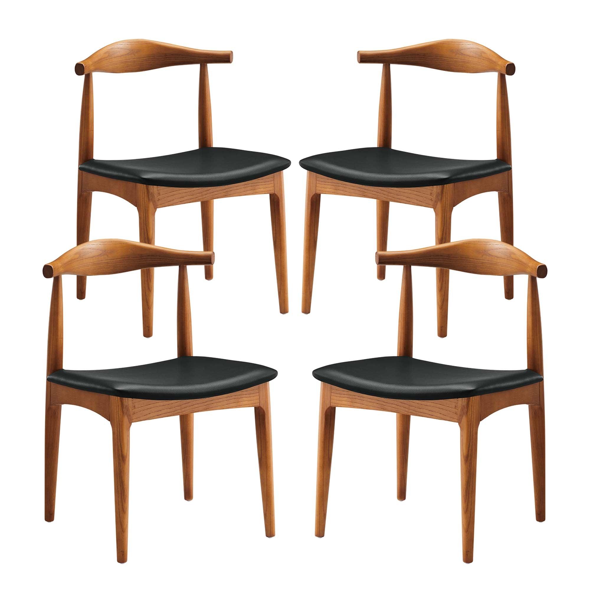Tracy Wood Dining Chairs Set of 4