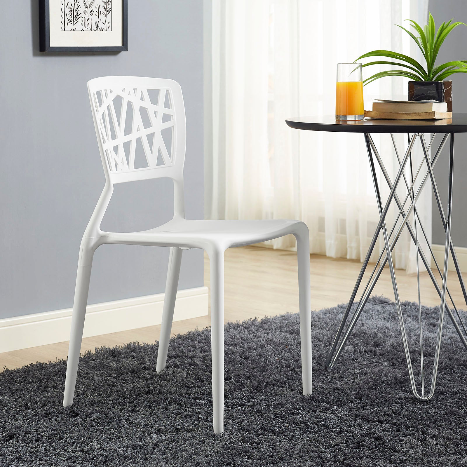 Astro Dining Side Chair-Dining Chair-Modway-Wall2Wall Furnishings