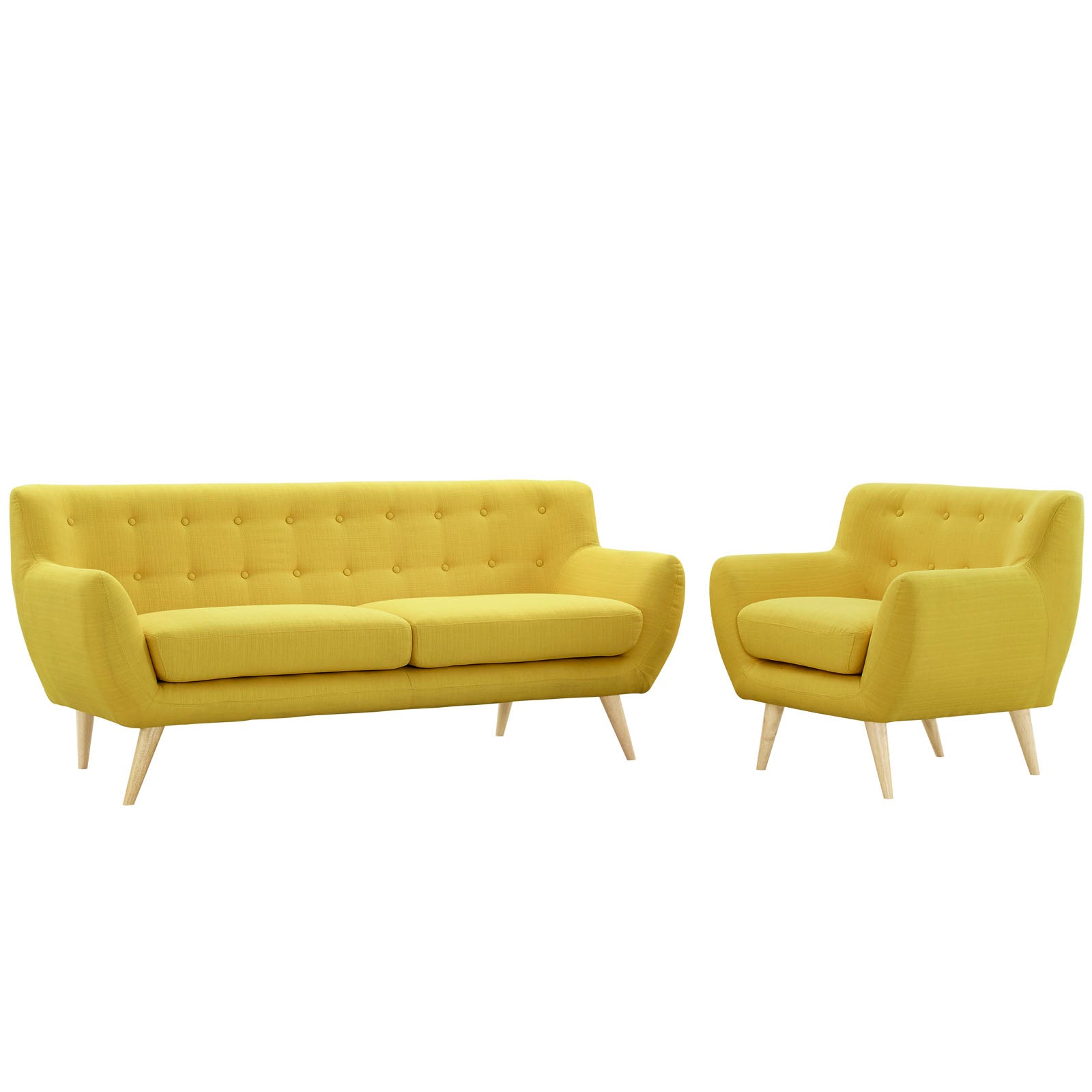 Remark 2 Piece Living Room Set-Sofa Set-Modway-Wall2Wall Furnishings
