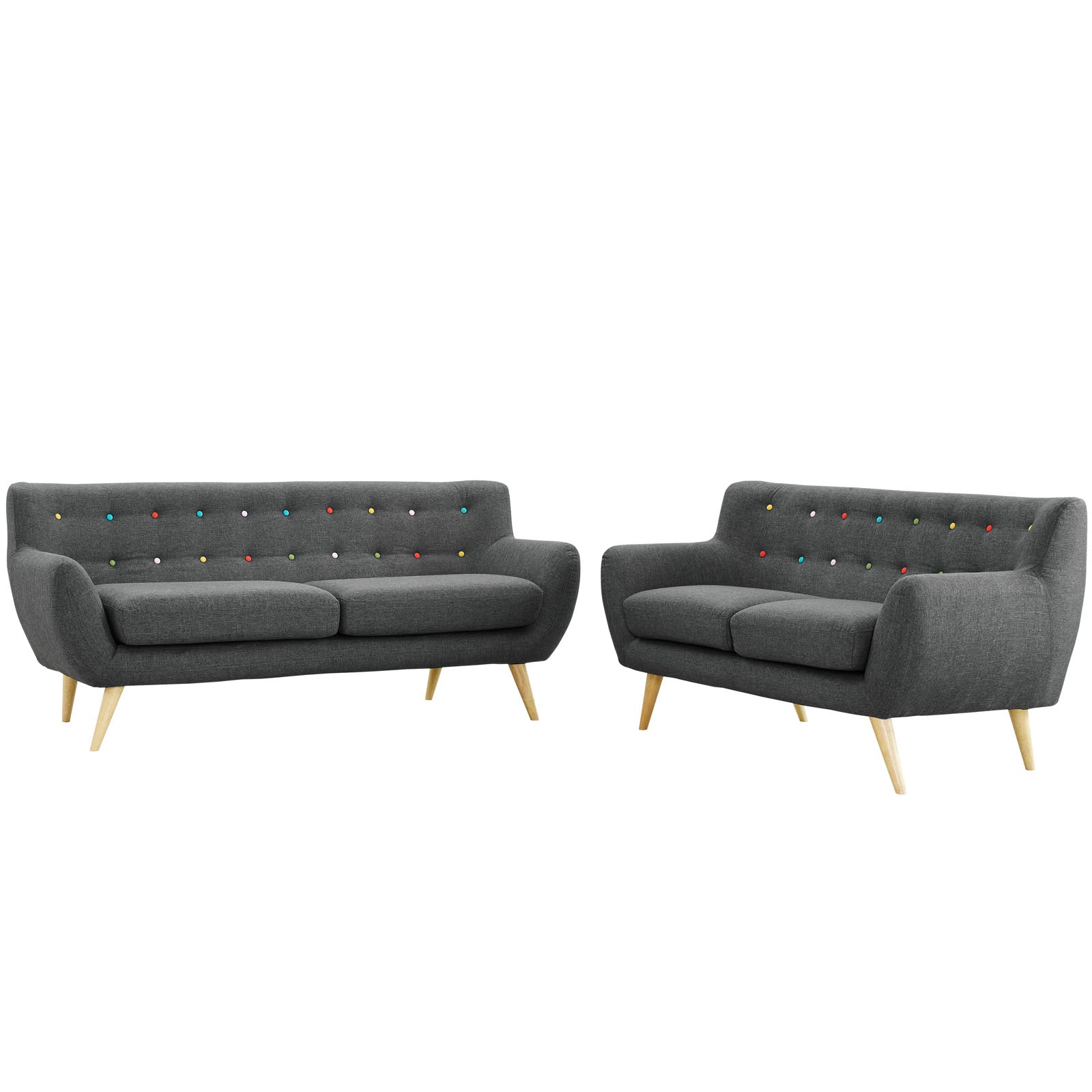 Remark 2 Piece Living Room Set-Sofa Set-Modway-Wall2Wall Furnishings
