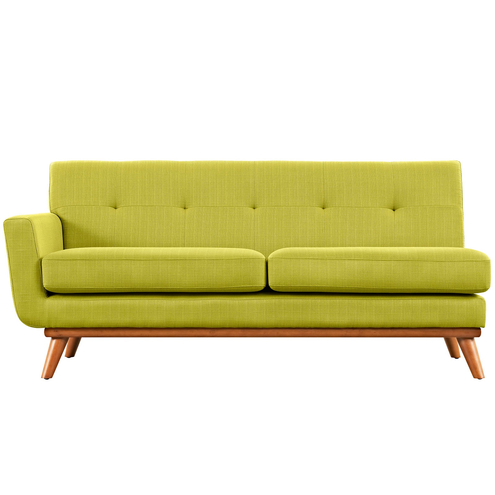 Engage Left-Arm Upholstered Fabric Loveseat-Loveseat-Modway-Wall2Wall Furnishings
