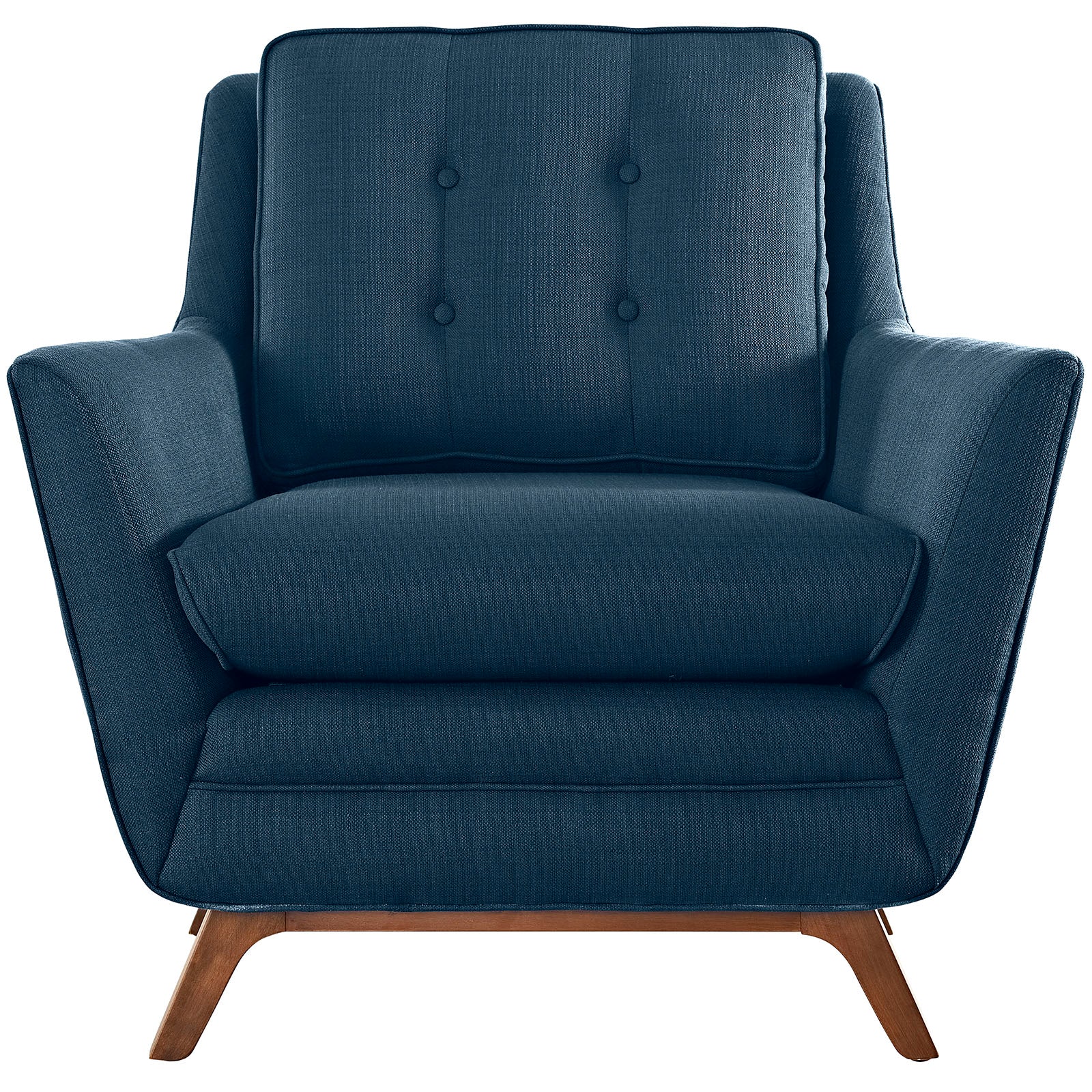 Beguile Upholstered Fabric Armchair-Arm Chair-Modway-Wall2Wall Furnishings
