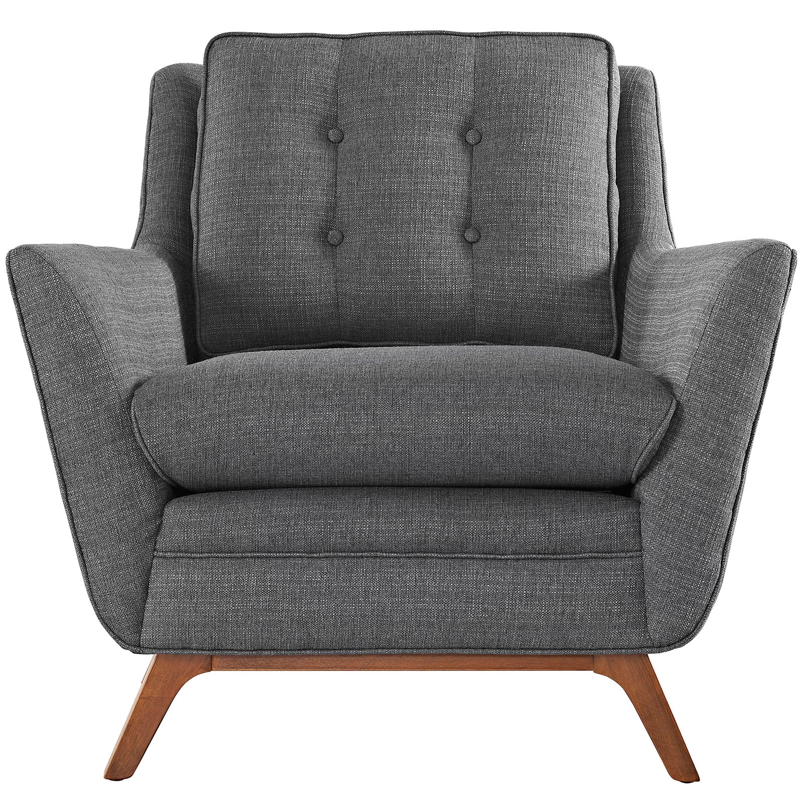 Beguile Upholstered Fabric Armchair-Arm Chair-Modway-Wall2Wall Furnishings