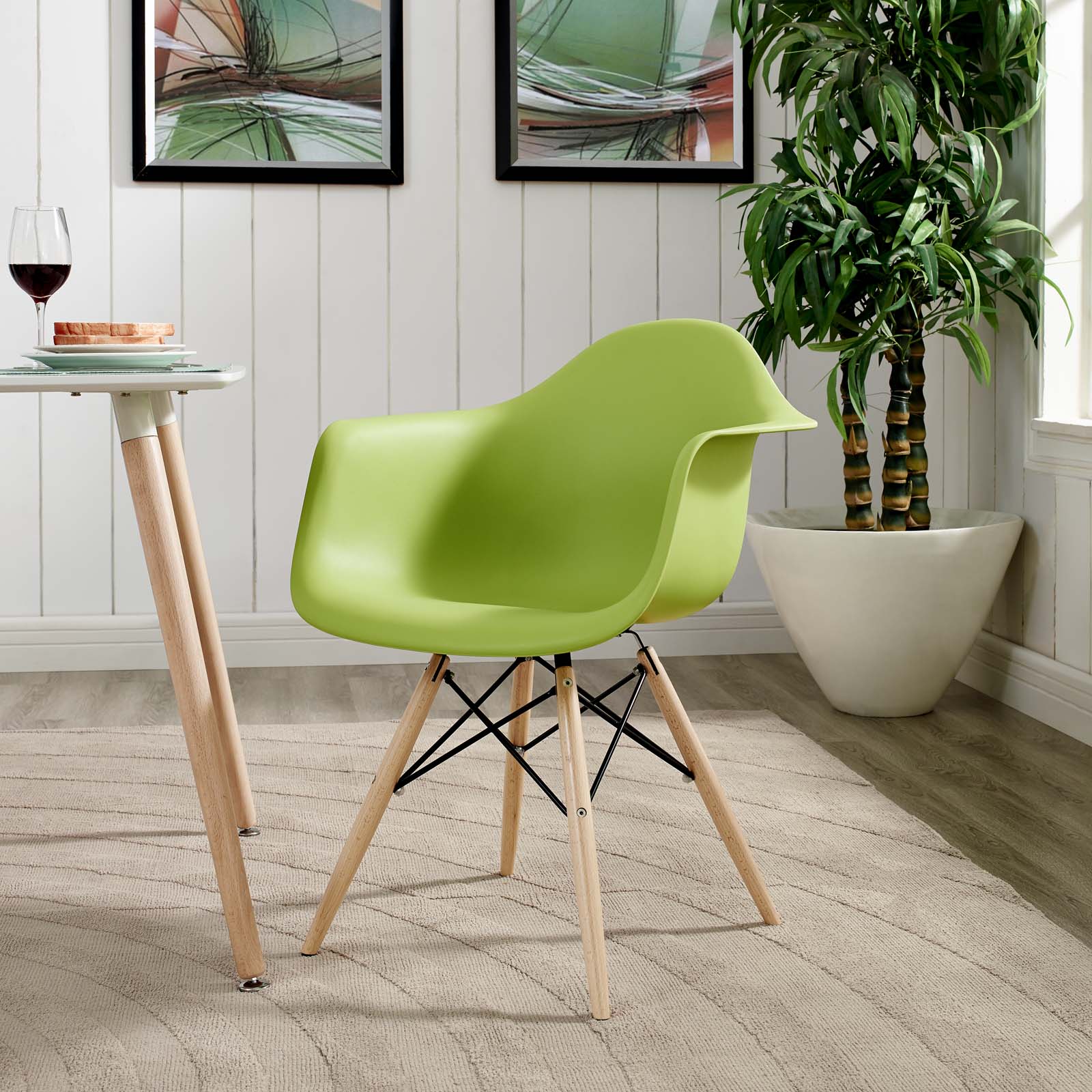 Pyramid Dining Armchair-Dining Chair-Modway-Wall2Wall Furnishings