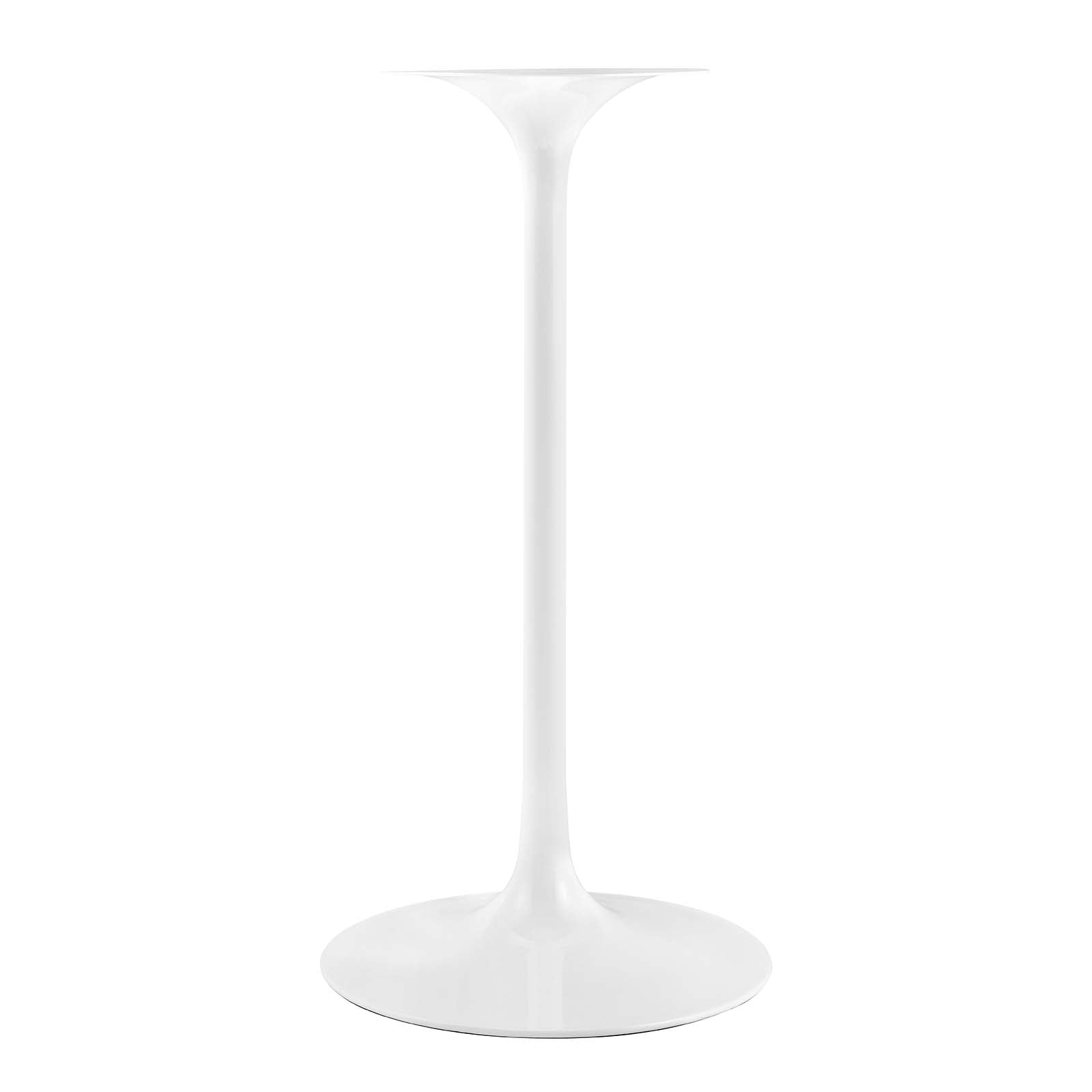 Lippa 28" Round Artificial Marble Bar Table-Bar Table-Modway-Wall2Wall Furnishings