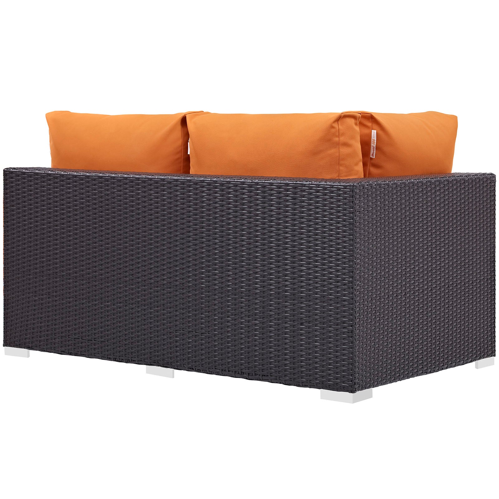 Convene Outdoor Patio Left Arm Loveseat-Outdoor Loveseat-Modway-Wall2Wall Furnishings