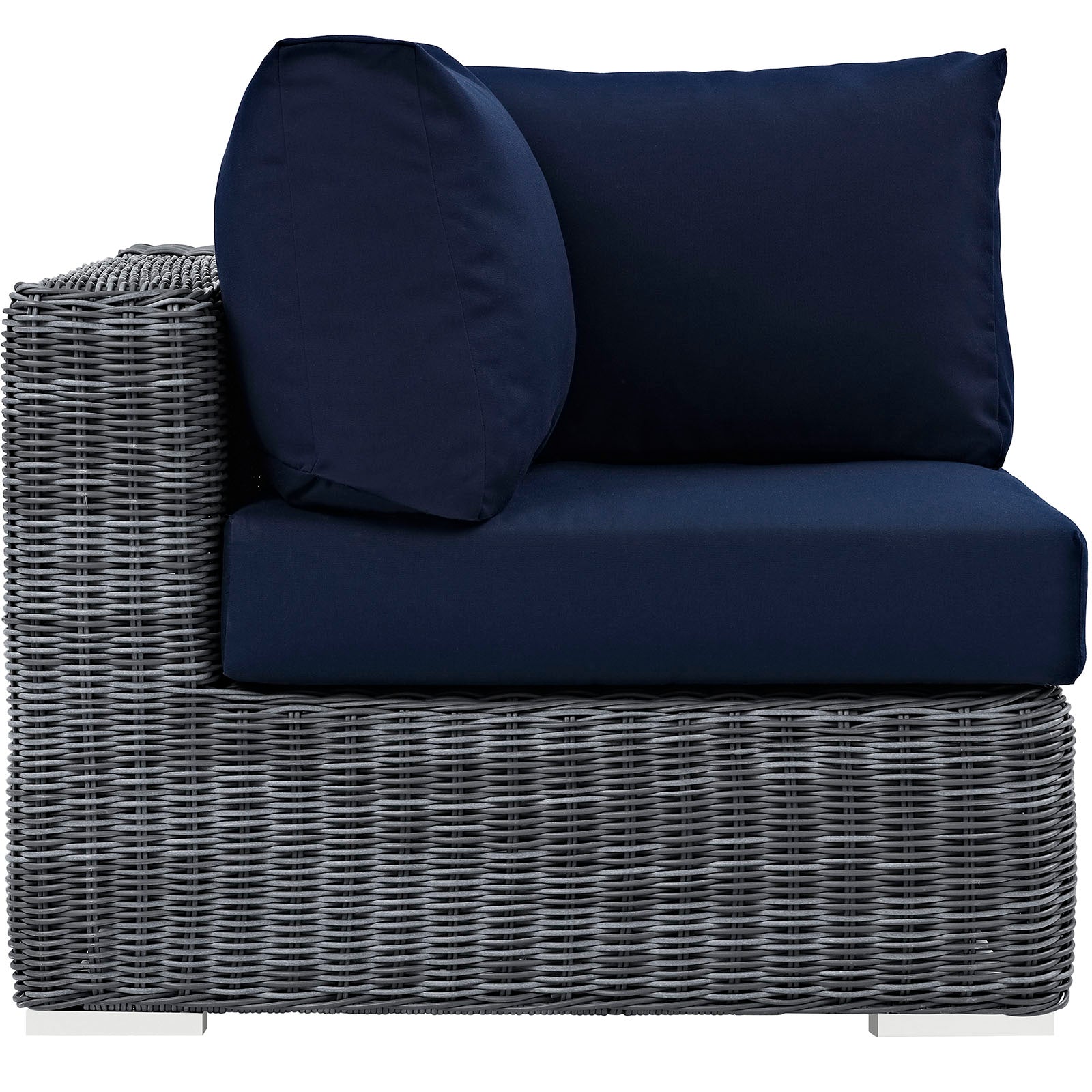 Summon Outdoor Patio Sunbrella® Corner-Outdoor Chair-Modway-Wall2Wall Furnishings