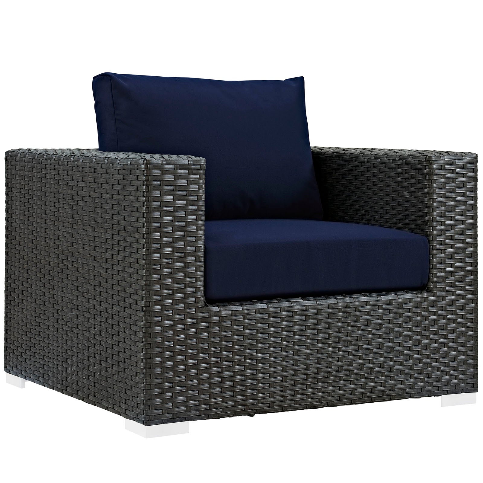 Sojourn 10 Piece Outdoor Patio Sunbrella® Sectional Set-Outdoor Sectional-Modway-Wall2Wall Furnishings