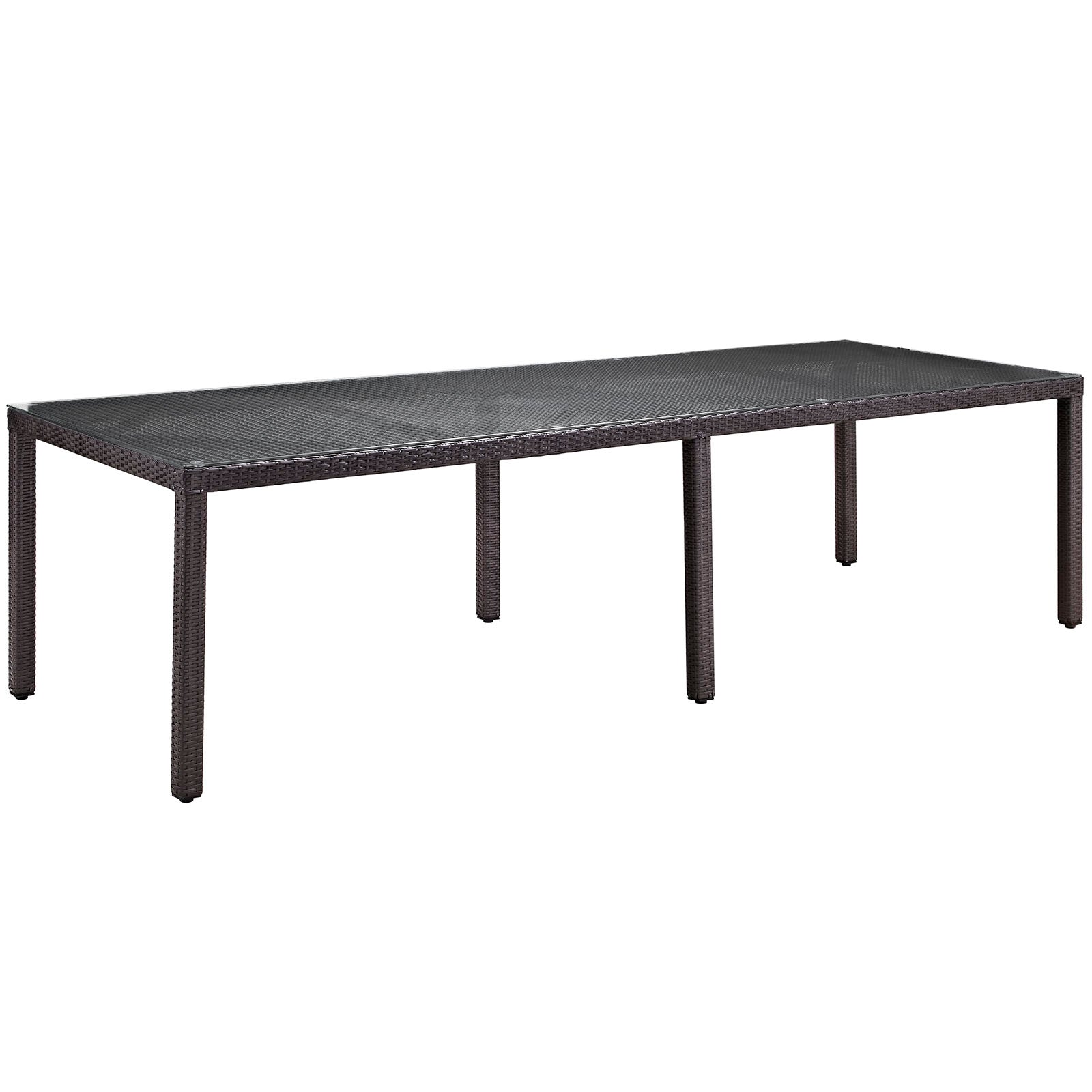 Convene 114" Outdoor Patio Dining Table-Outdoor Dining Table-Modway-Wall2Wall Furnishings