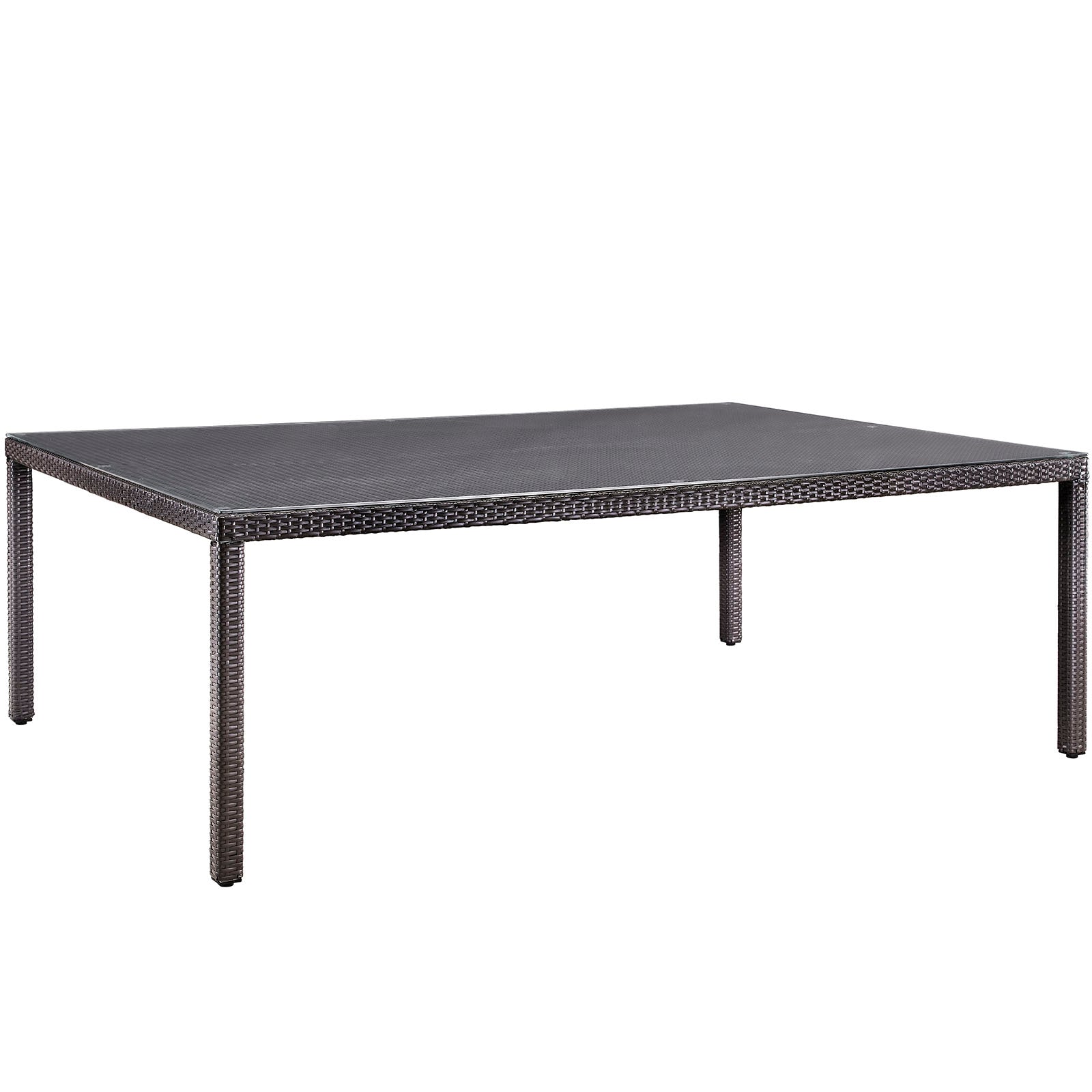 Convene 90" Outdoor Patio Dining Table-Outdoor Dining Table-Modway-Wall2Wall Furnishings