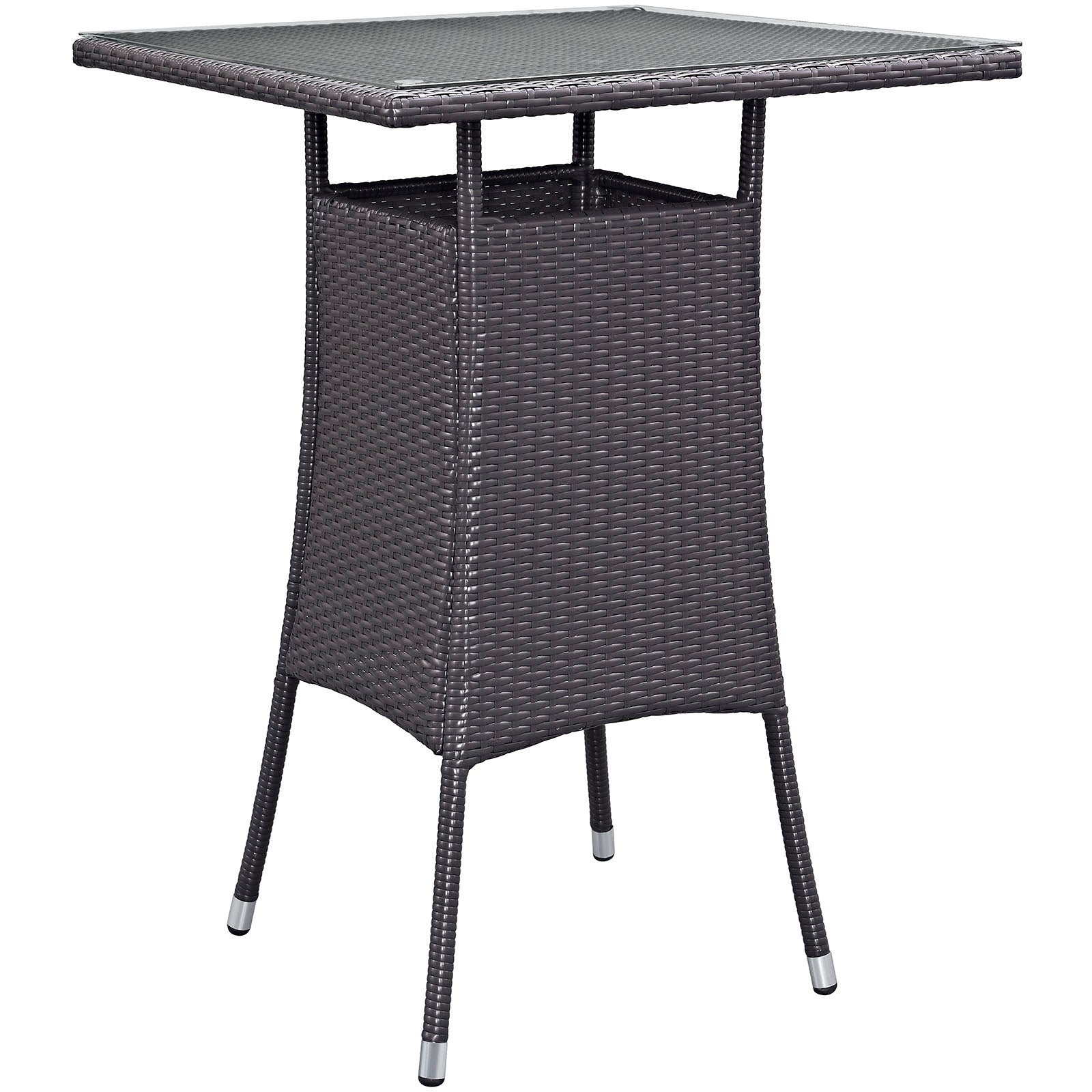 Convene Small Outdoor Patio Bar Table-Outdoor Bar Table-Modway-Wall2Wall Furnishings