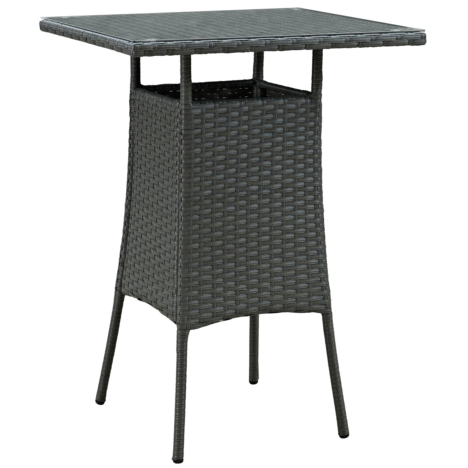 Sojourn Small Outdoor Patio Bar Table-Outdoor Bar Table-Modway-Wall2Wall Furnishings