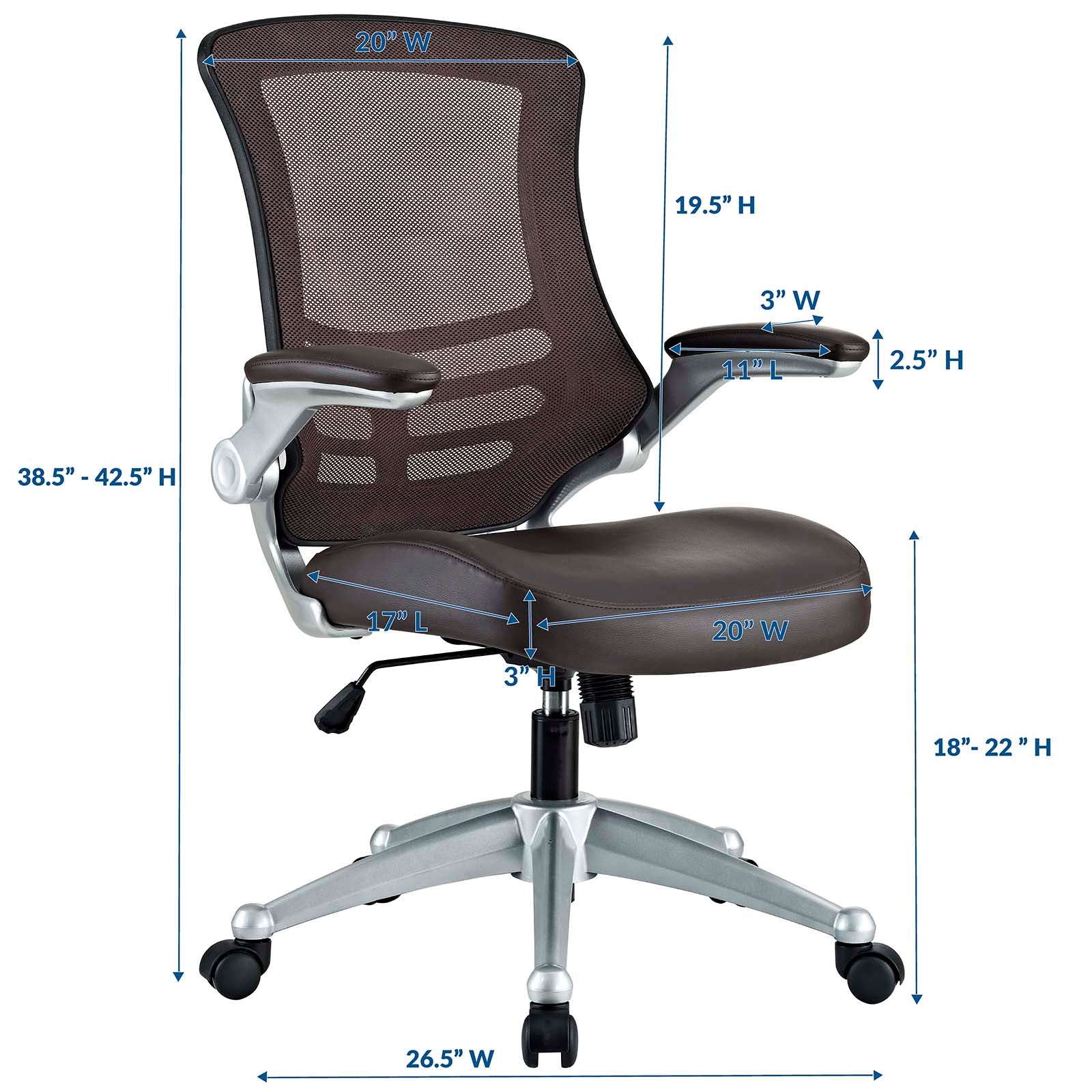 Attainment Office Chair-Office Chair-Modway-Wall2Wall Furnishings