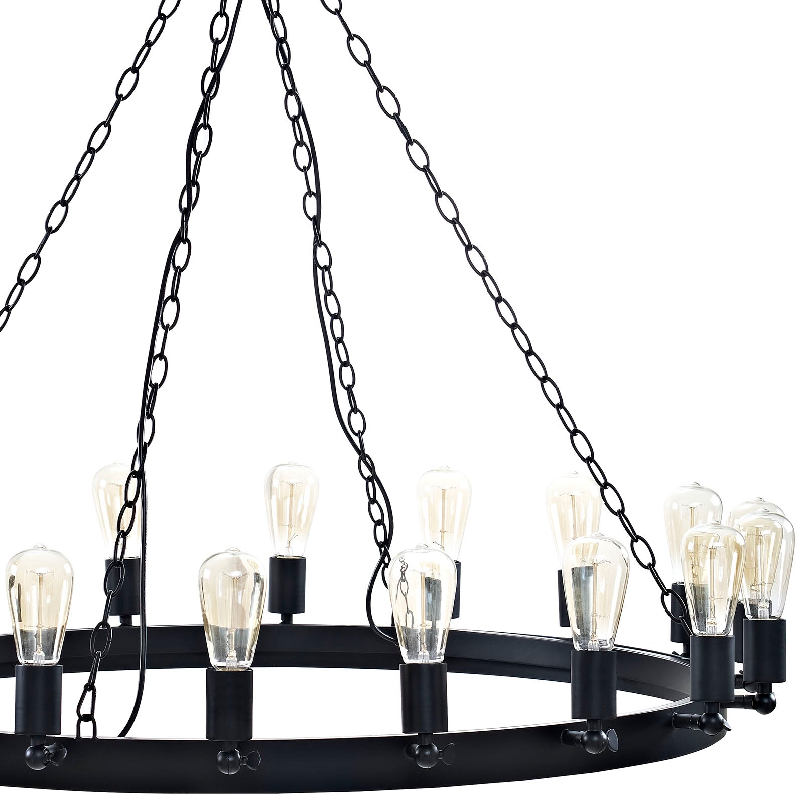 Teleport 43" Chandelier-Ceiling Lamp-Modway-Wall2Wall Furnishings