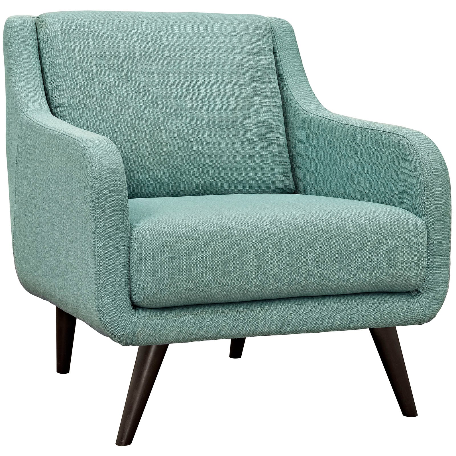 Verve Upholstered Fabric Armchair-Armchair-Modway-Wall2Wall Furnishings