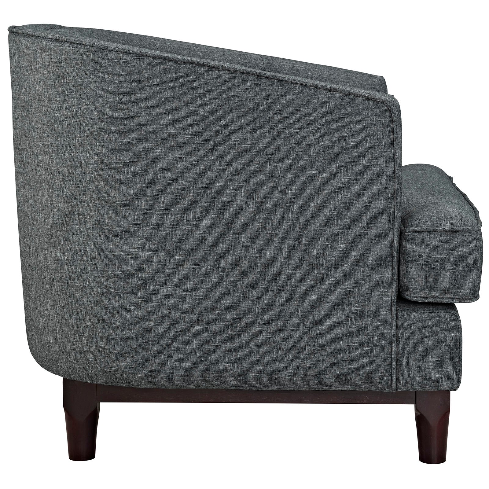 Coast Upholstered Fabric Armchair-Arm Chair-Modway-Wall2Wall Furnishings