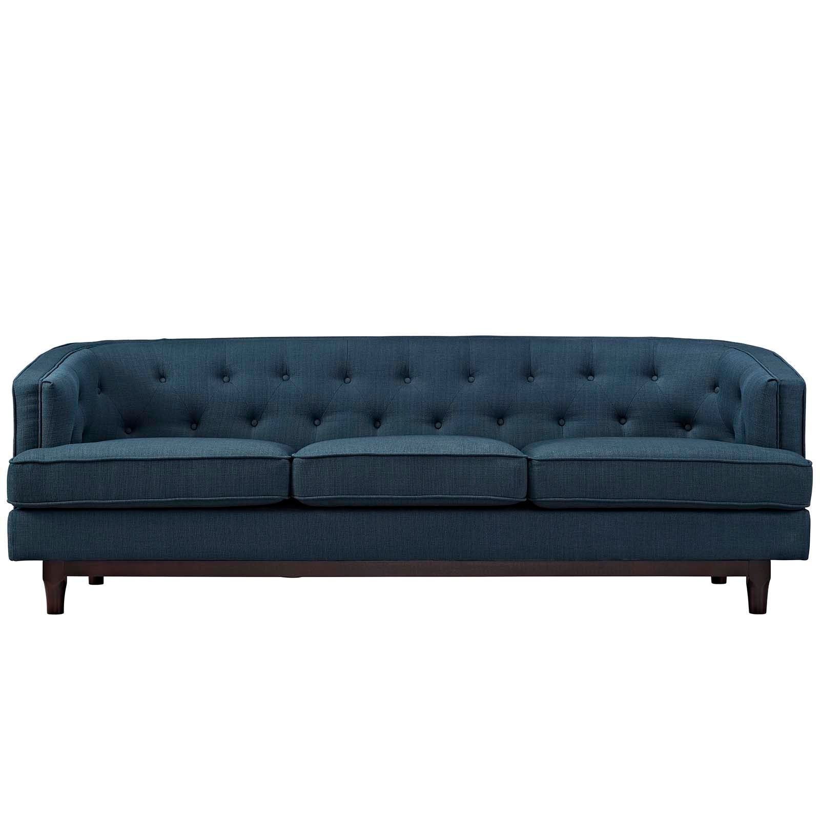 Coast Upholstered Fabric Sofa-Sofa-Modway-Wall2Wall Furnishings