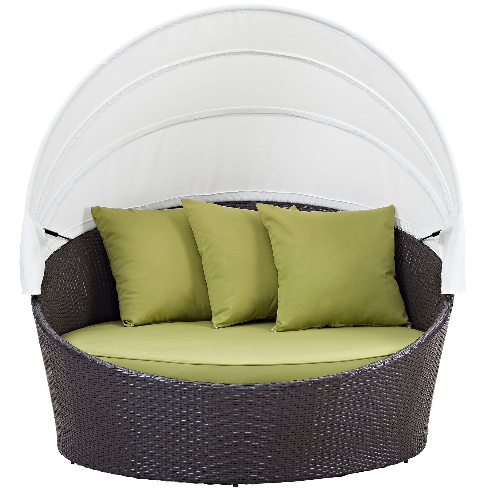 Convene Canopy Outdoor Patio Daybed-Outdoor Daybed-Modway-Wall2Wall Furnishings