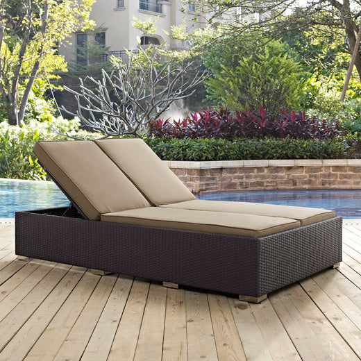 Convene Double Outdoor Patio Chaise
