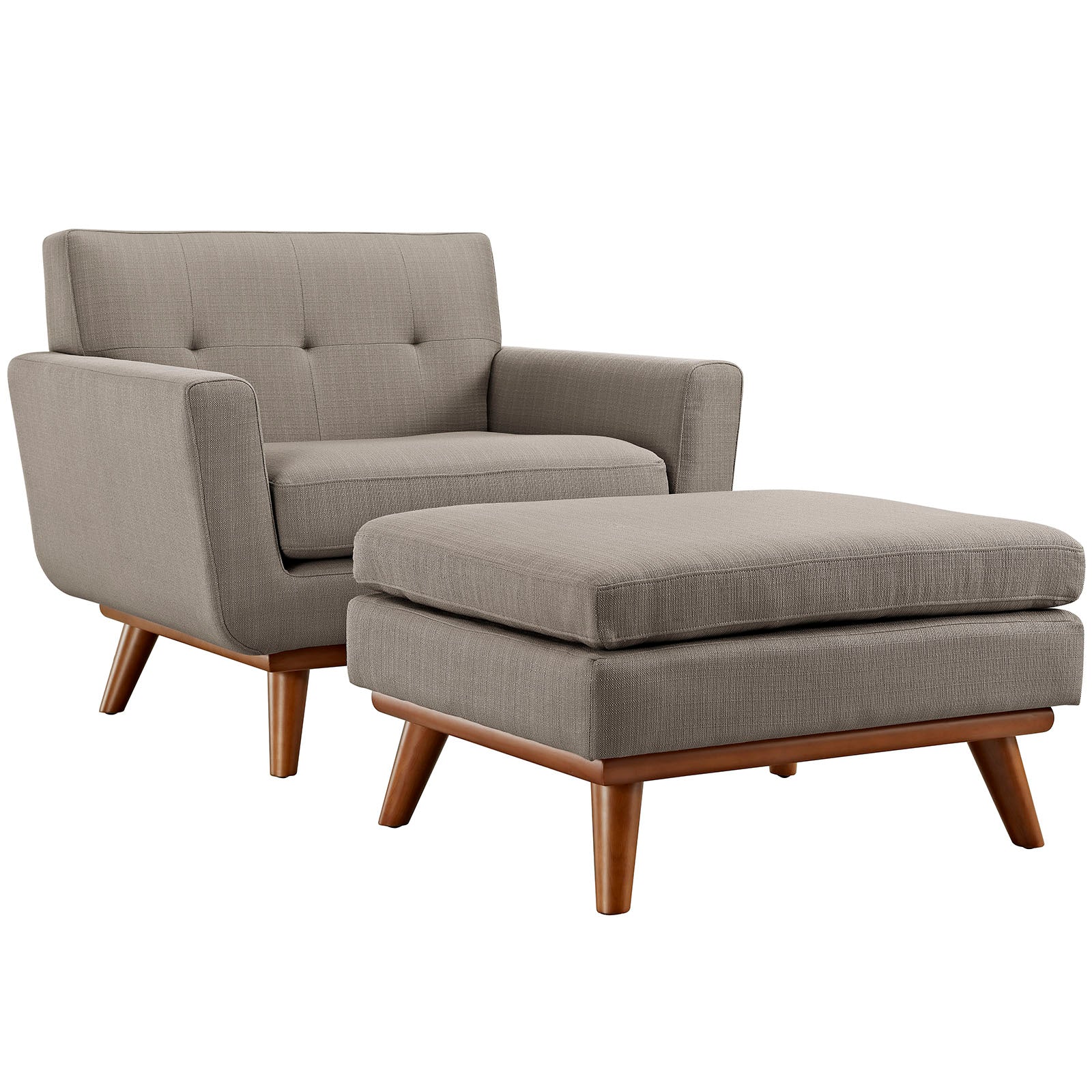 Engage 2 Piece Armchair and Ottoman-Sofa Set-Modway-Wall2Wall Furnishings