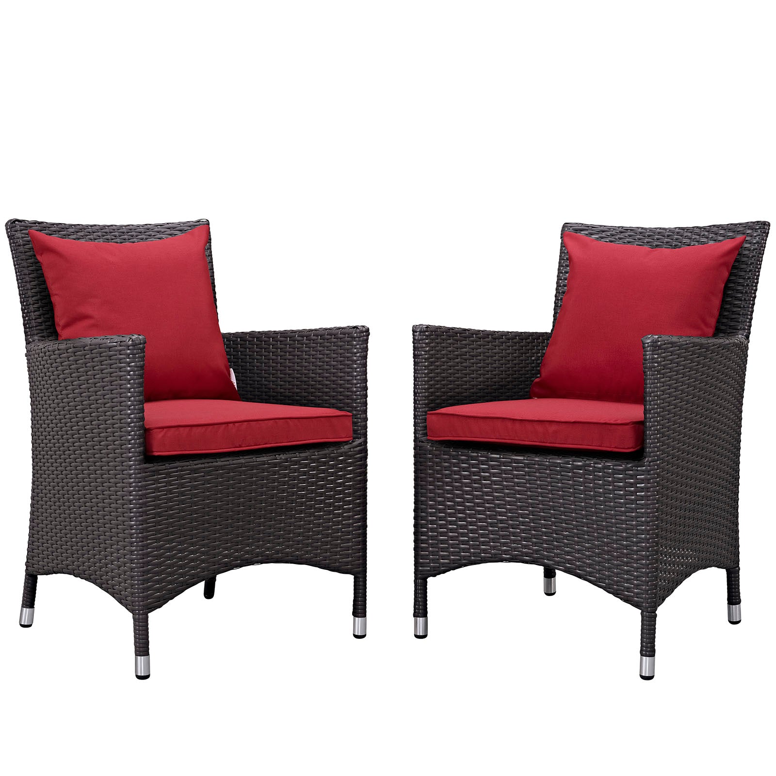 Convene 2 Piece Outdoor Patio Dining Set-Outdoor Dining Set-Modway-Wall2Wall Furnishings