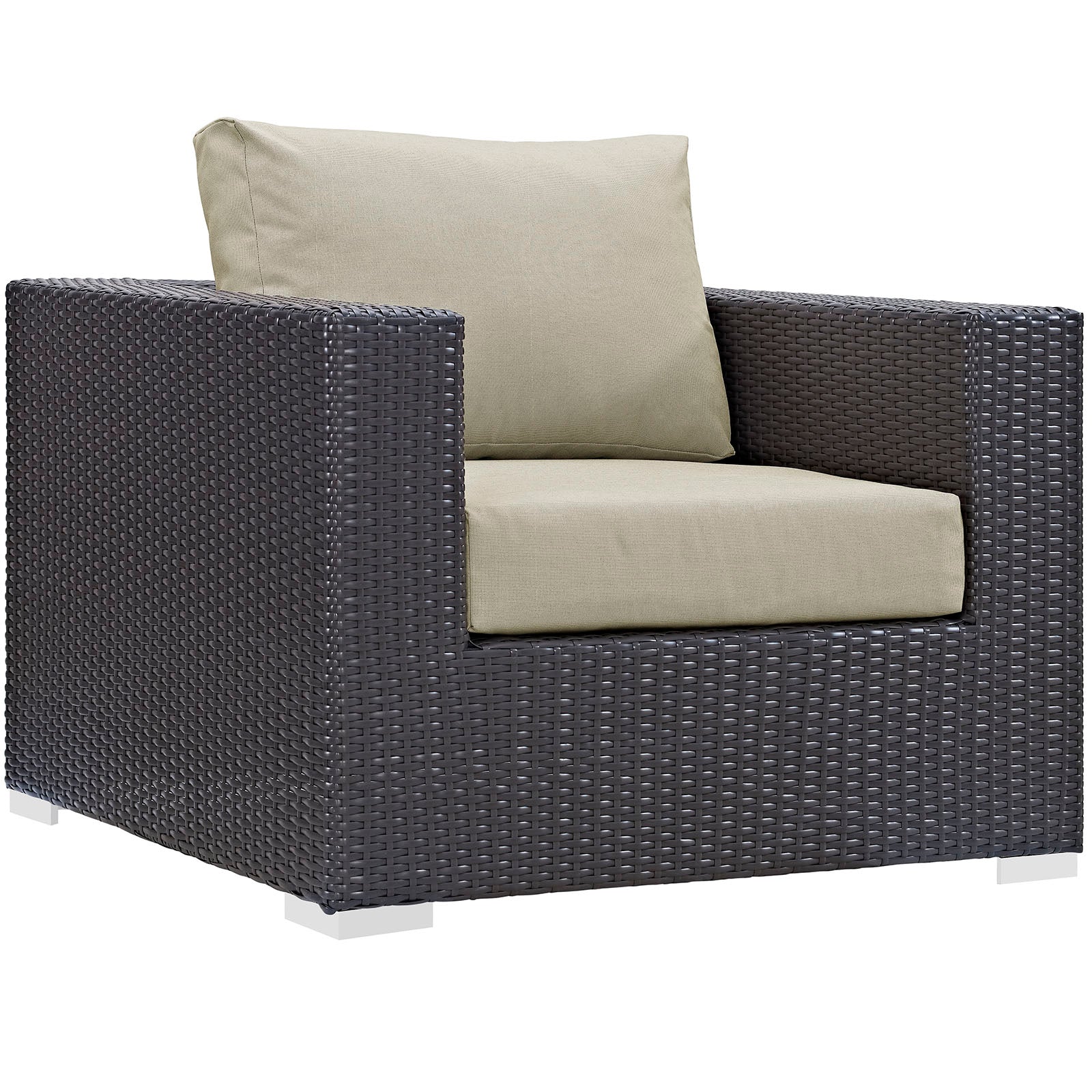 Convene 5 Piece Outdoor Patio Armchair Set-Outdoor Set-Modway-Wall2Wall Furnishings