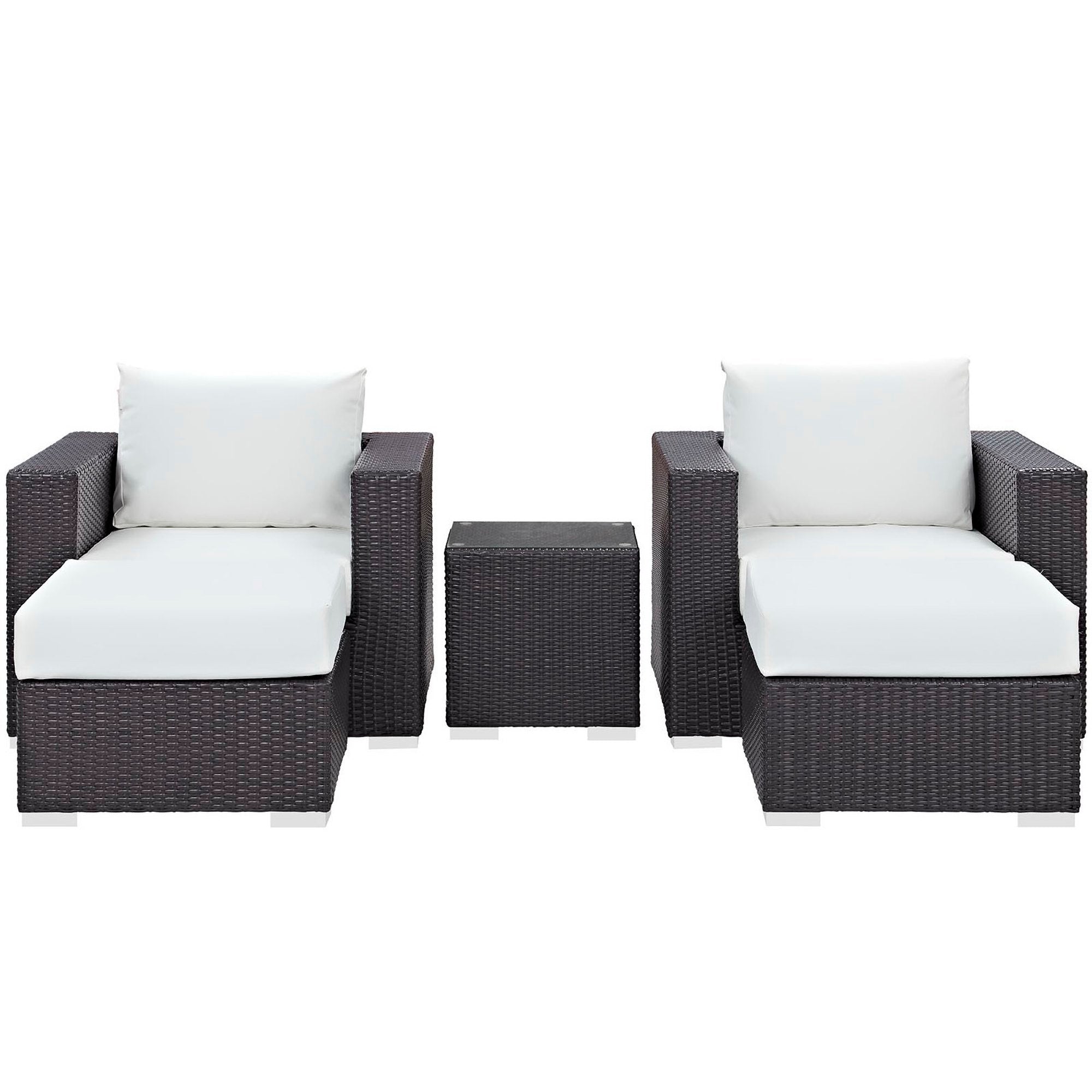 Convene 5 Piece Outdoor Patio Sectional Set