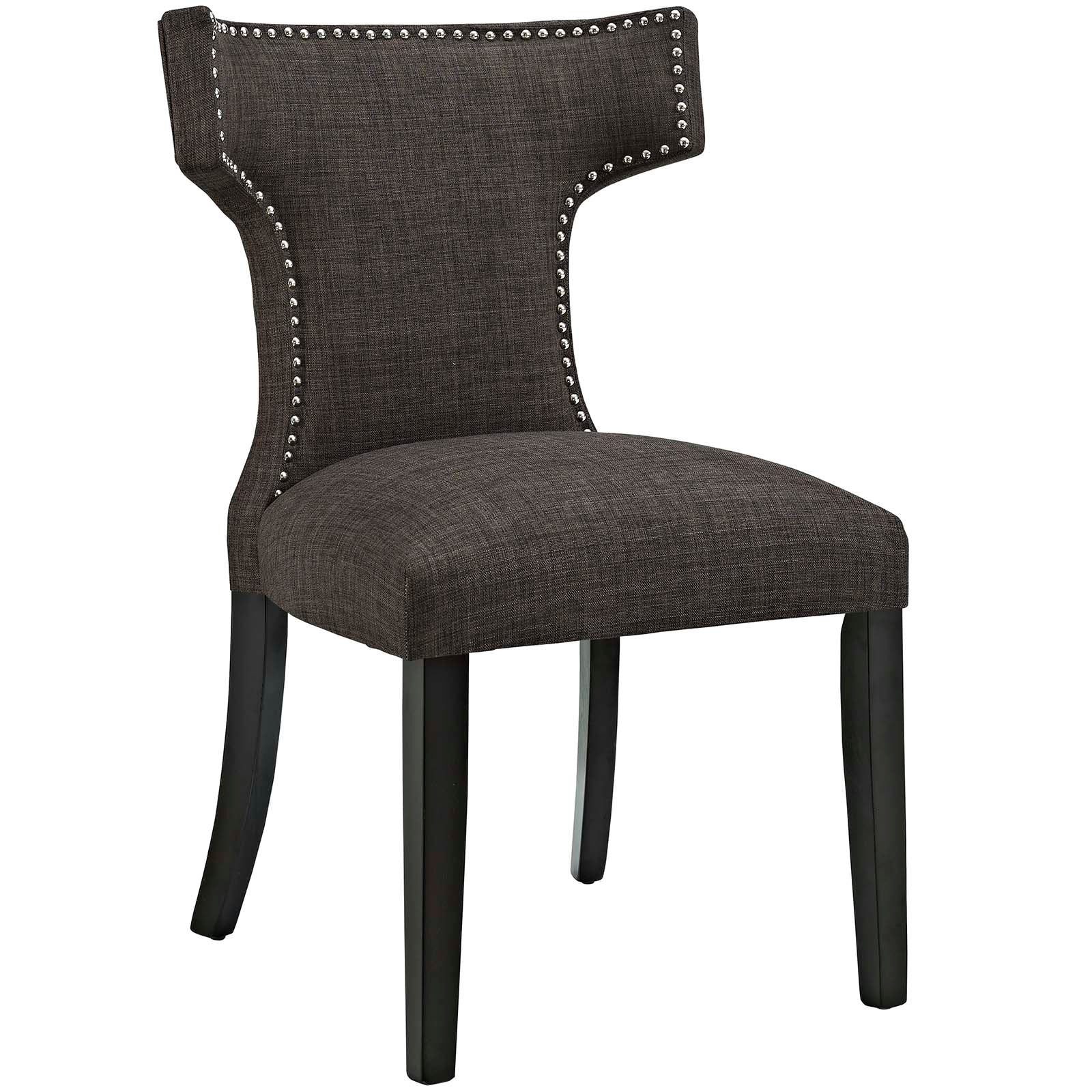 Curve Fabric Dining Chair-Dining Chair-Modway-Wall2Wall Furnishings