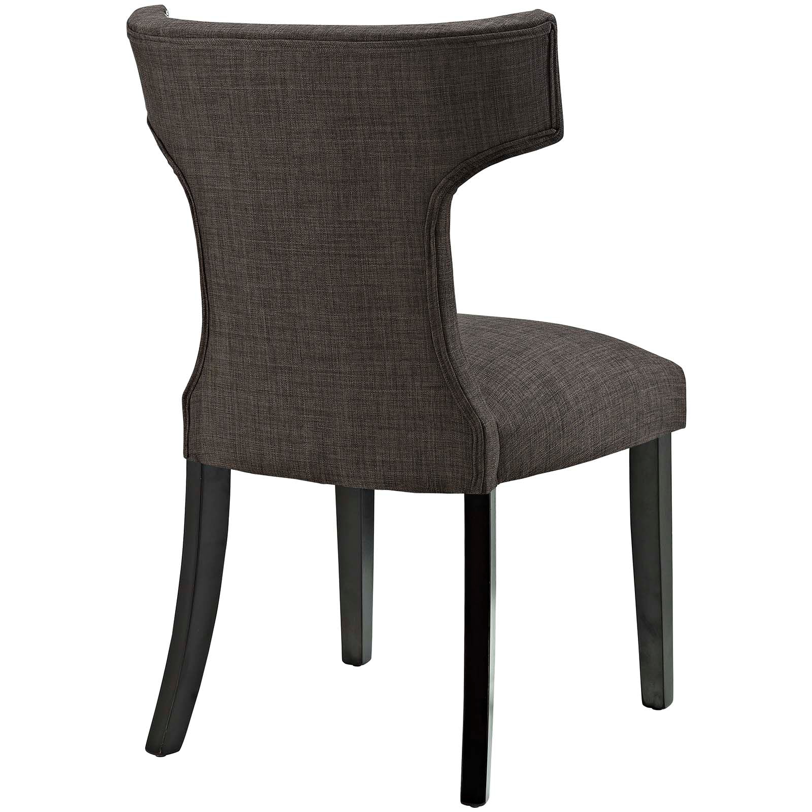 Curve Fabric Dining Chair-Dining Chair-Modway-Wall2Wall Furnishings