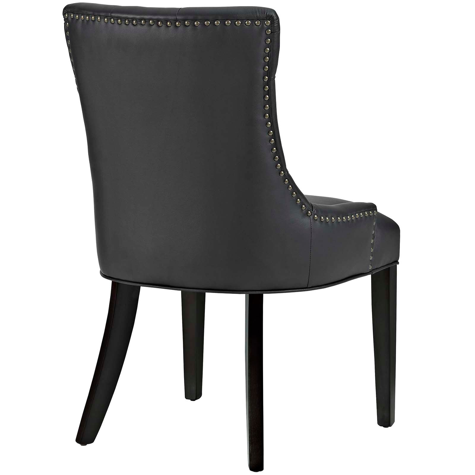 Regent Tufted Vegan Leather Dining Chair-Dining Chair-Modway-Wall2Wall Furnishings