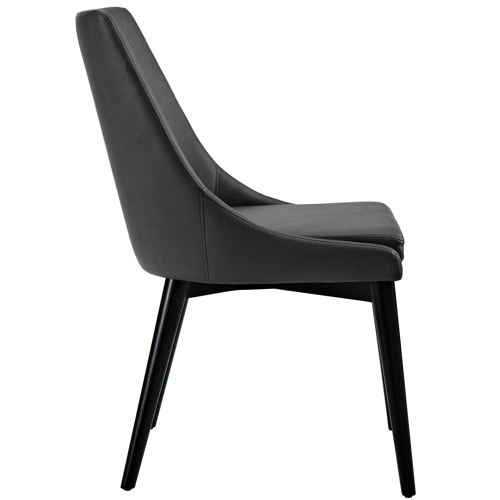 Viscount Vegan Leather Dining Chair-Dining Chair-Modway-Wall2Wall Furnishings