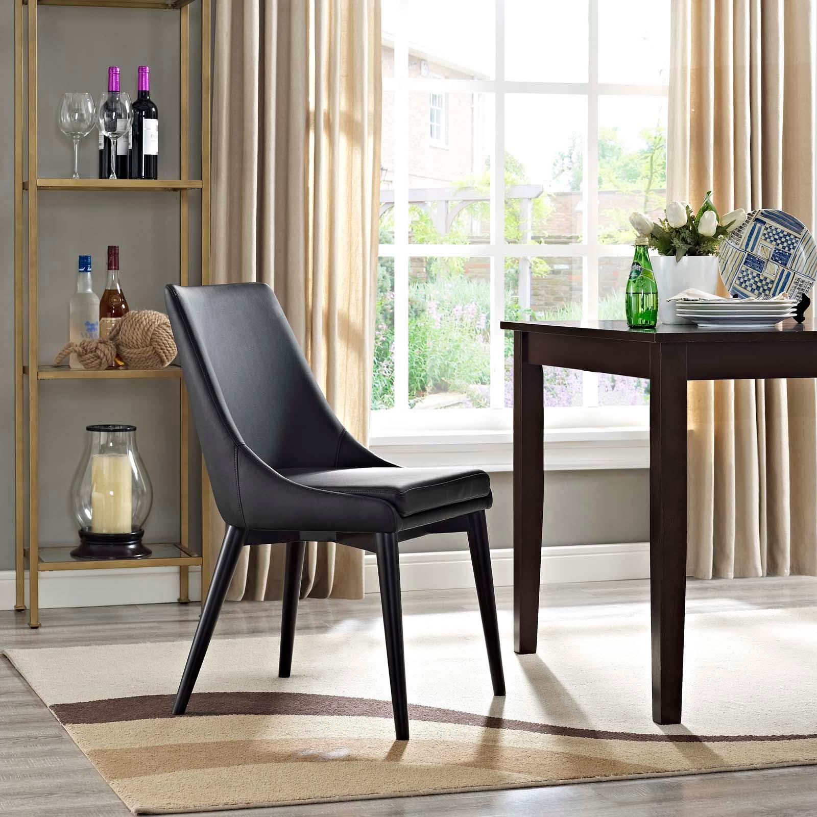 Viscount Vegan Leather Dining Chair-Dining Chair-Modway-Wall2Wall Furnishings