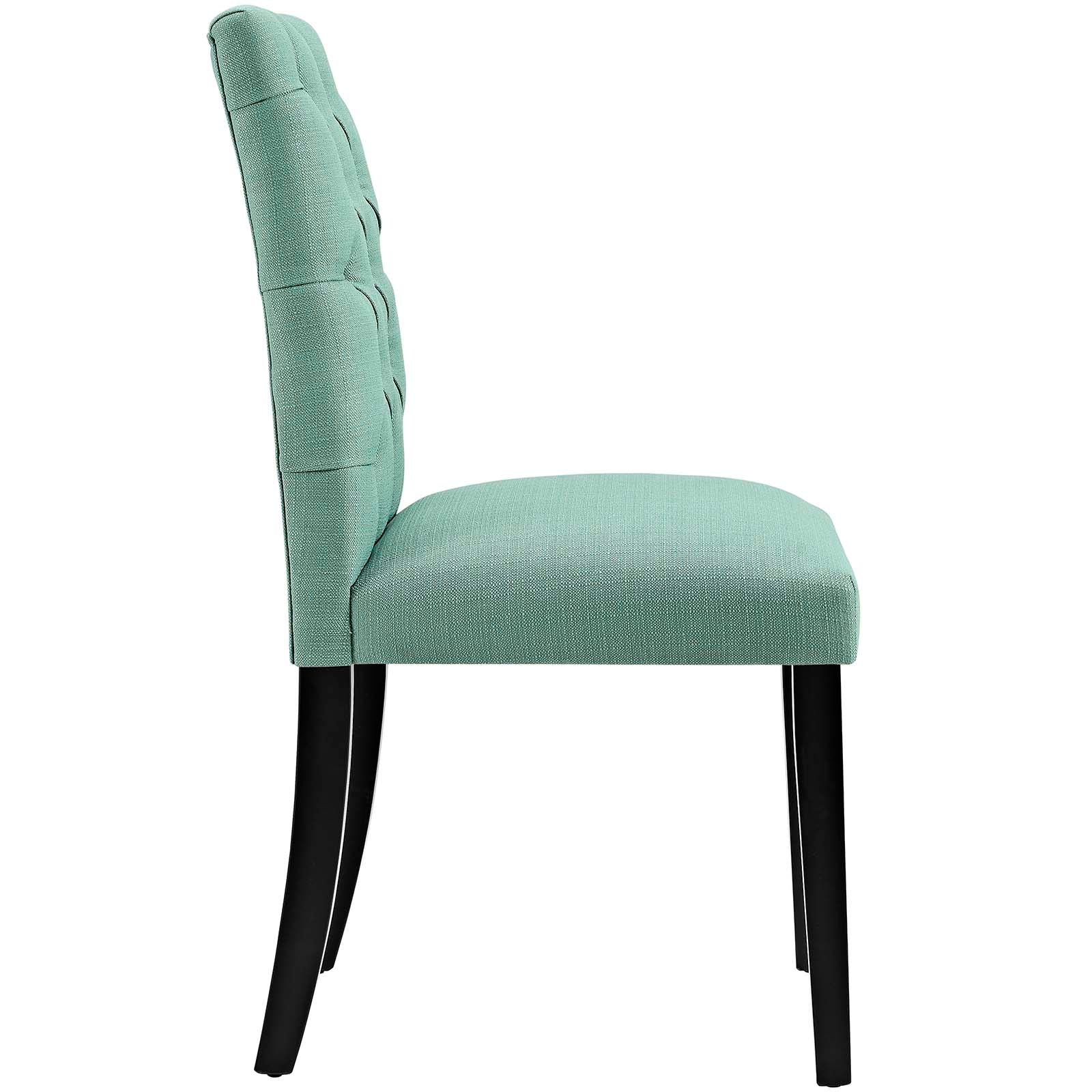 Duchess Button Tufted Fabric Dining Chair-Dining Chair-Modway-Wall2Wall Furnishings