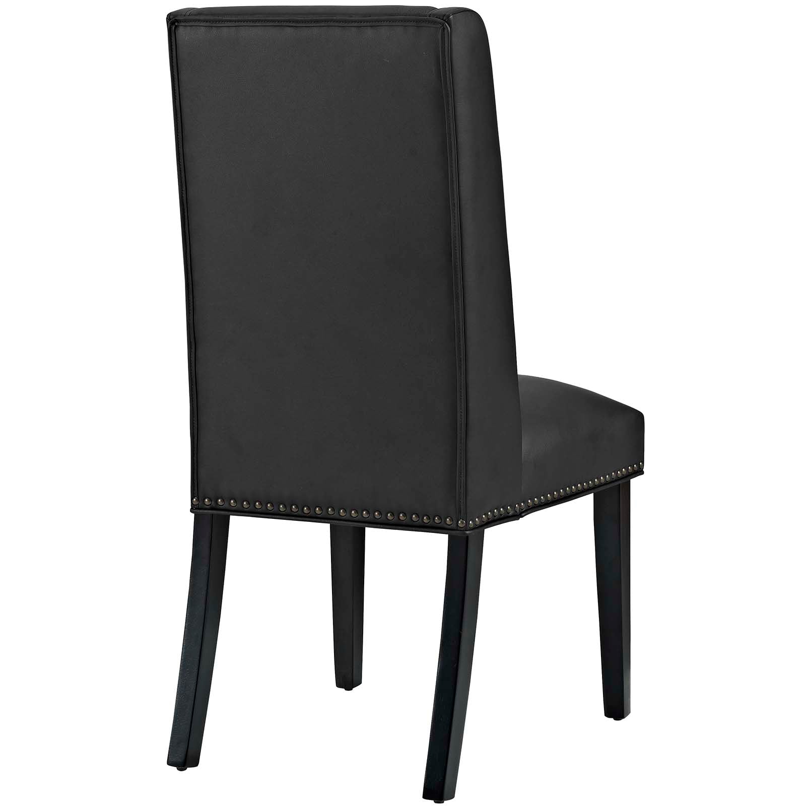 Baron Vegan Leather Dining Chair-Dining Chair-Modway-Wall2Wall Furnishings