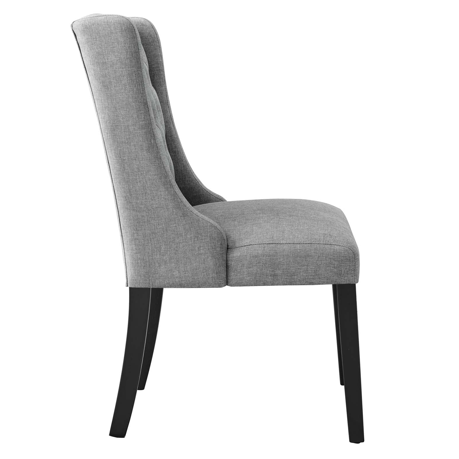 Baronet Button Tufted Fabric Dining Chair-Dining Chair-Modway-Wall2Wall Furnishings
