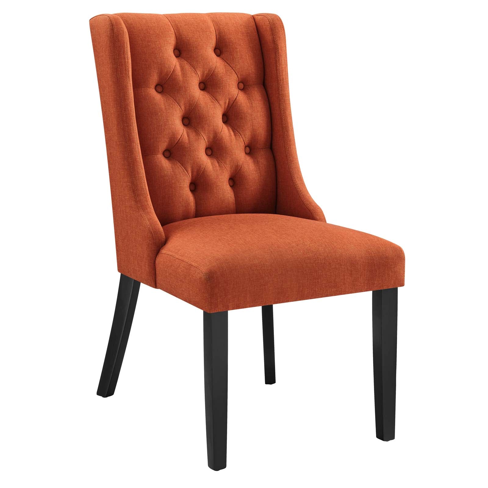Baronet Button Tufted Fabric Dining Chair-Dining Chair-Modway-Wall2Wall Furnishings