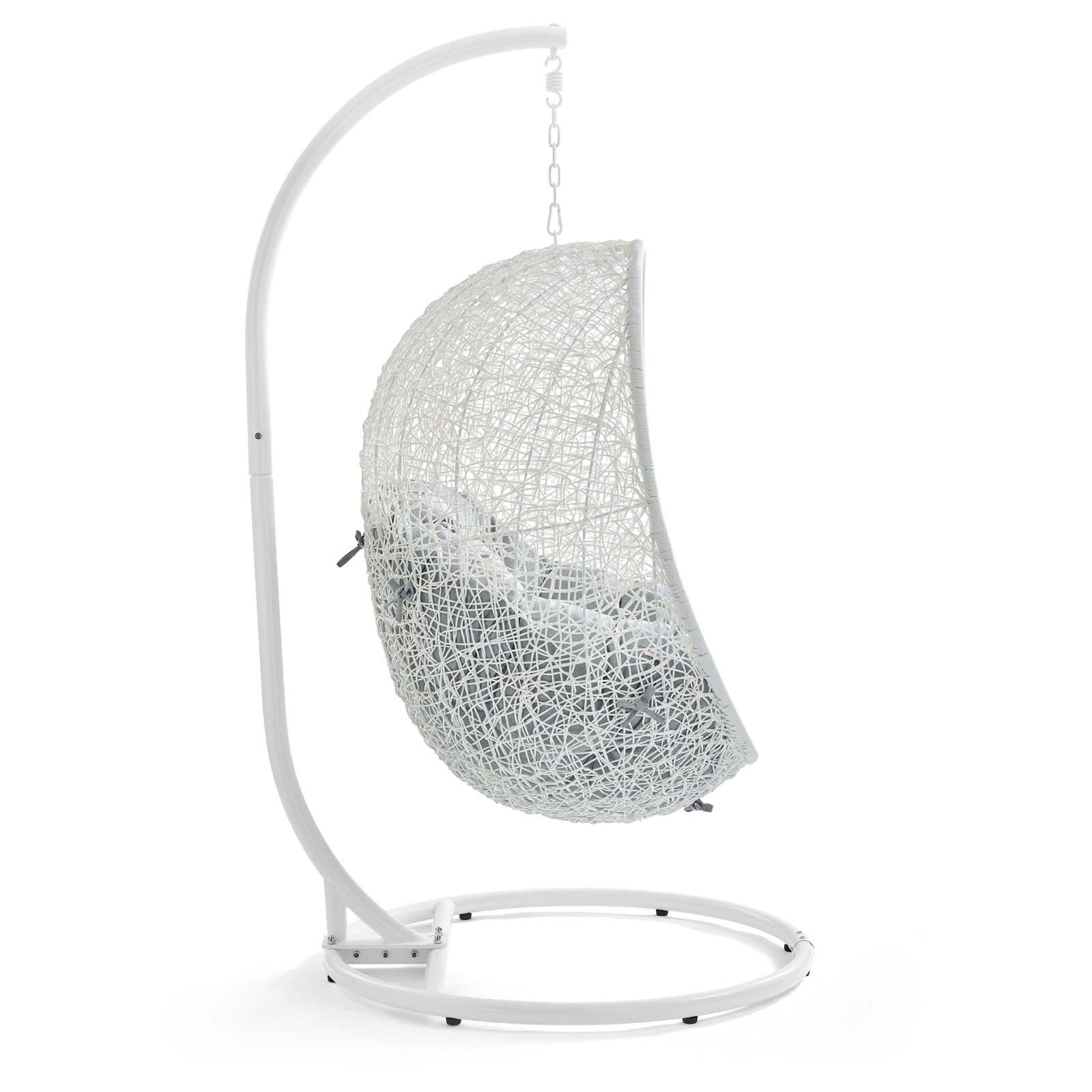 Hide Outdoor Patio Swing Chair With Stand-Outdoor Swing Chair-Modway-Wall2Wall Furnishings