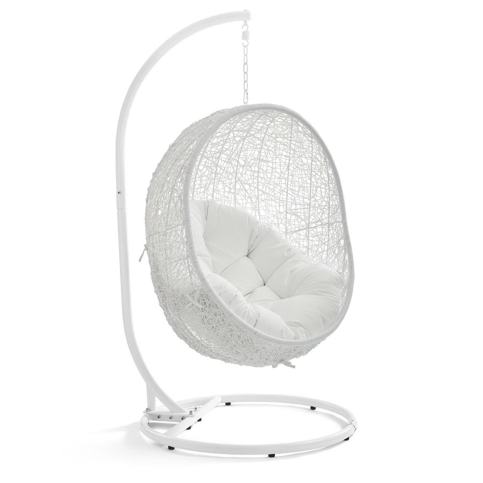 Hide Outdoor Patio Swing Chair With Stand