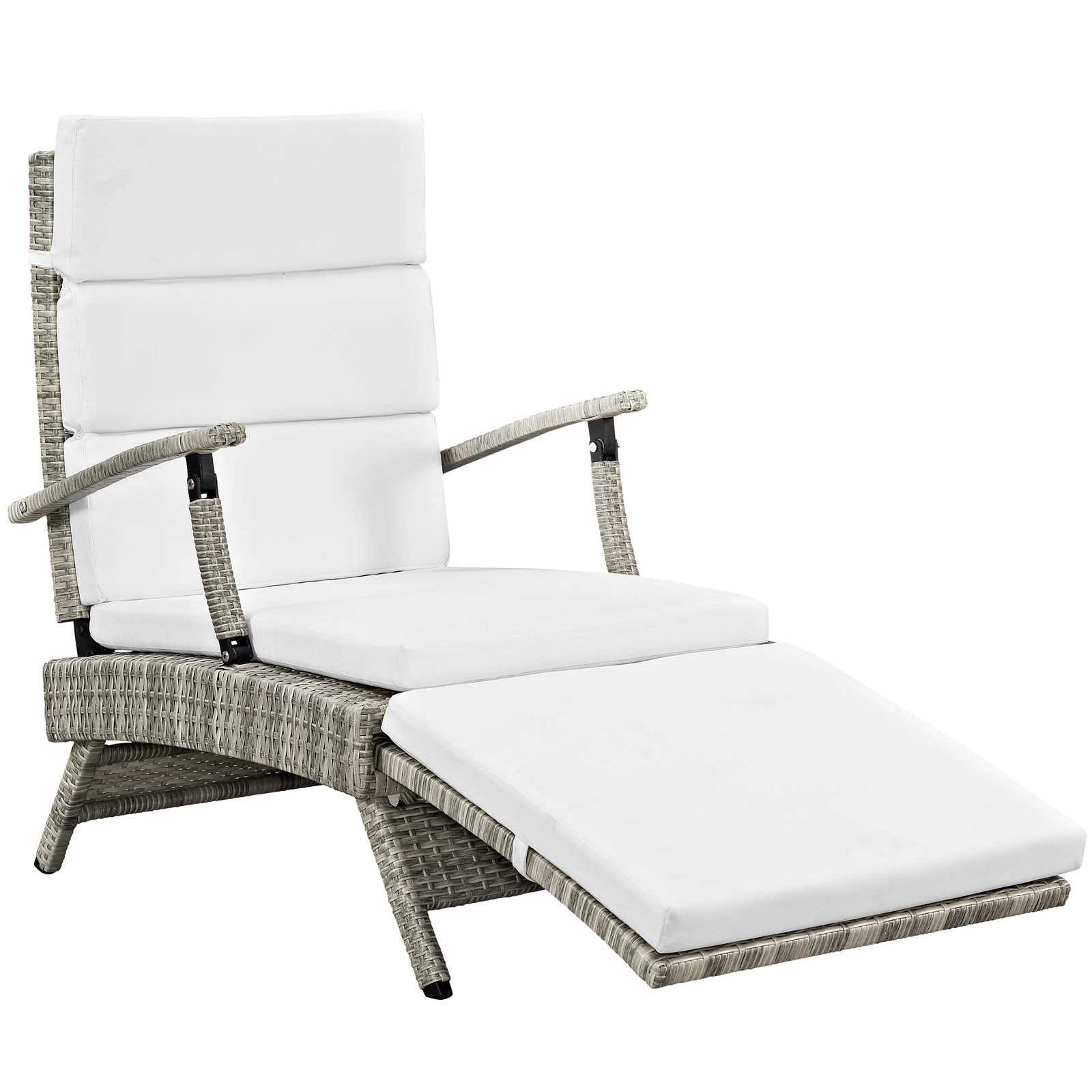 Envisage Chaise Outdoor Patio Wicker Rattan Lounge Chair-Outdoor Chaise-Modway-Wall2Wall Furnishings