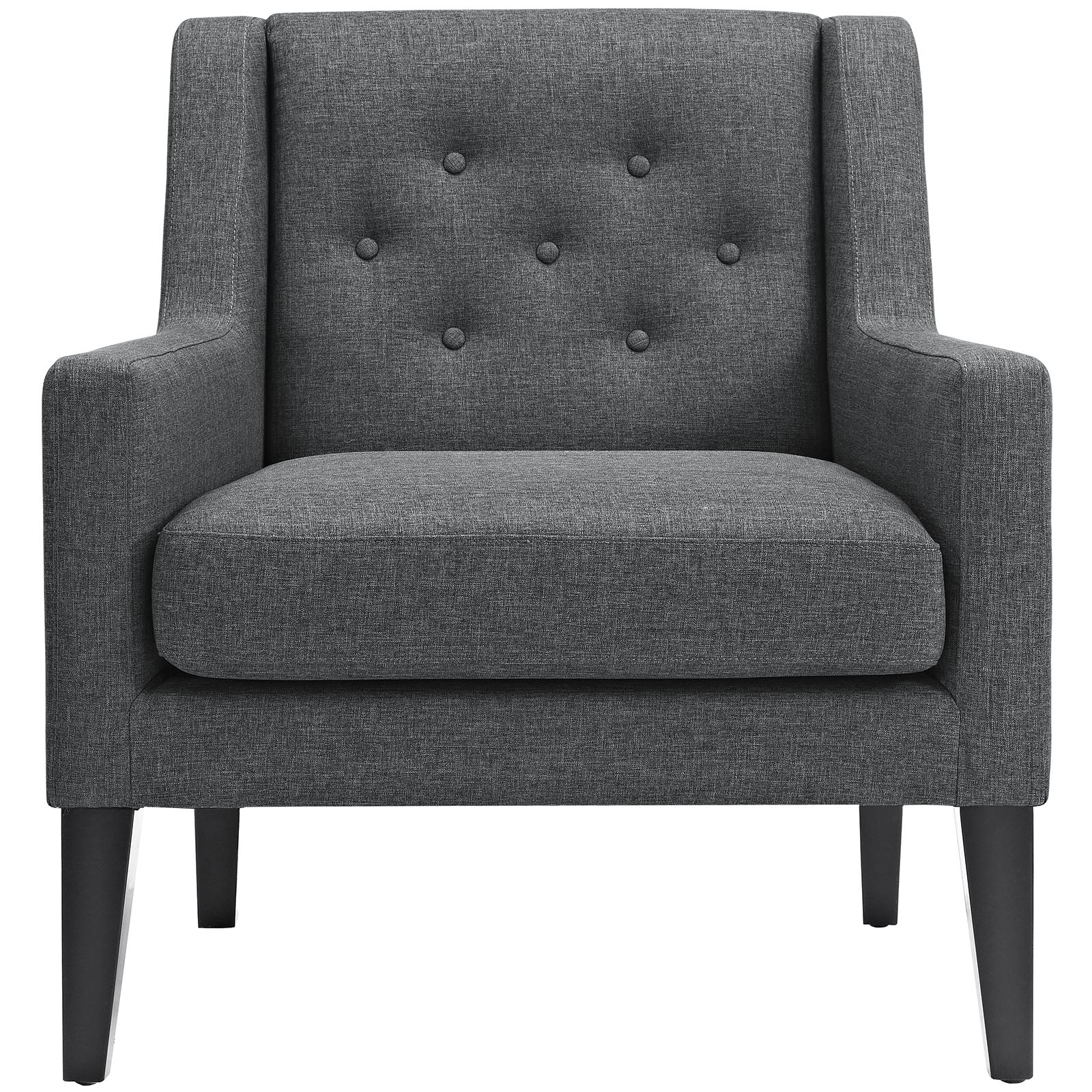 Earnest Upholstered Fabric Armchair-Arm Chair-Modway-Wall2Wall Furnishings