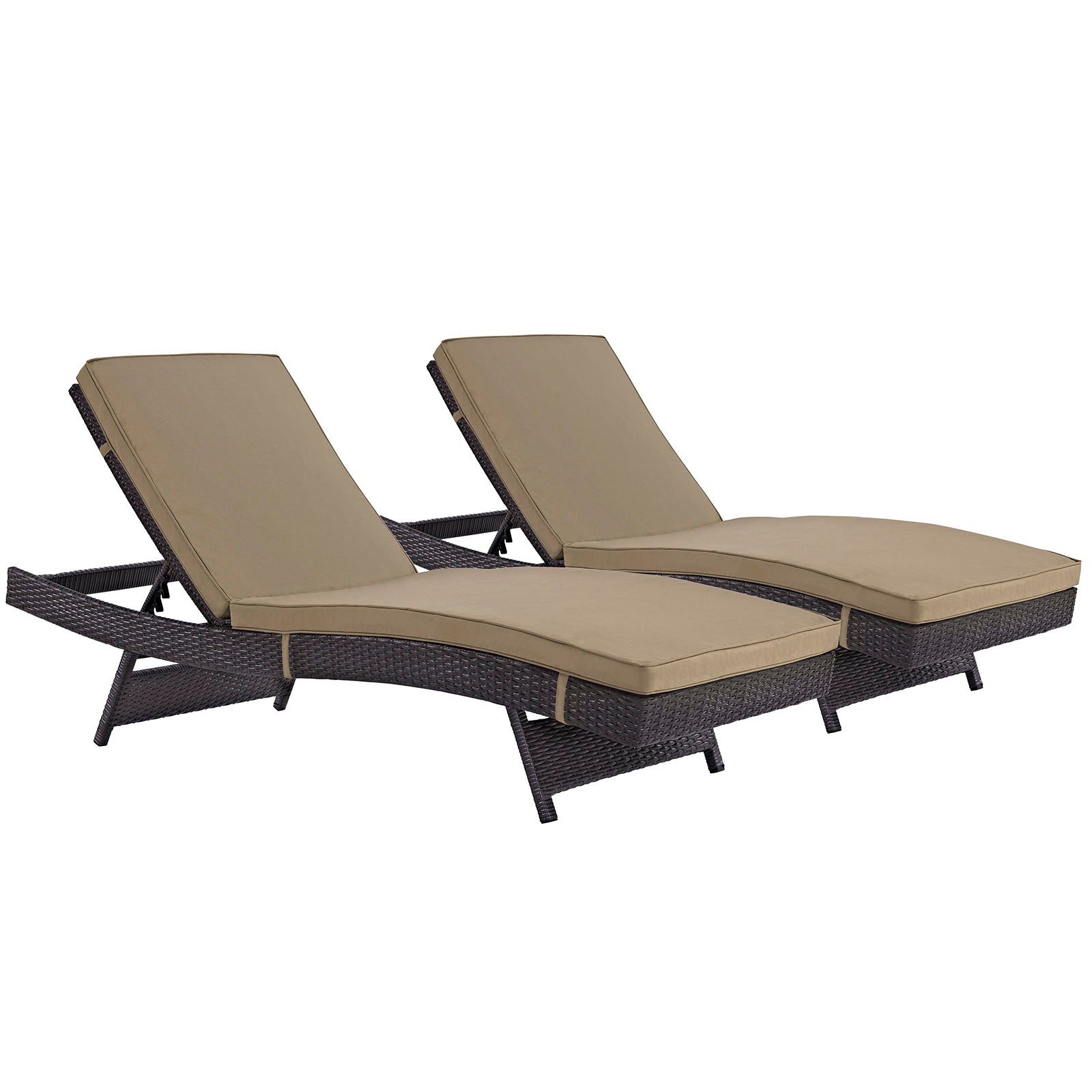 Convene Chaise Outdoor Patio Set of 2-Outdoor Set-Modway-Wall2Wall Furnishings
