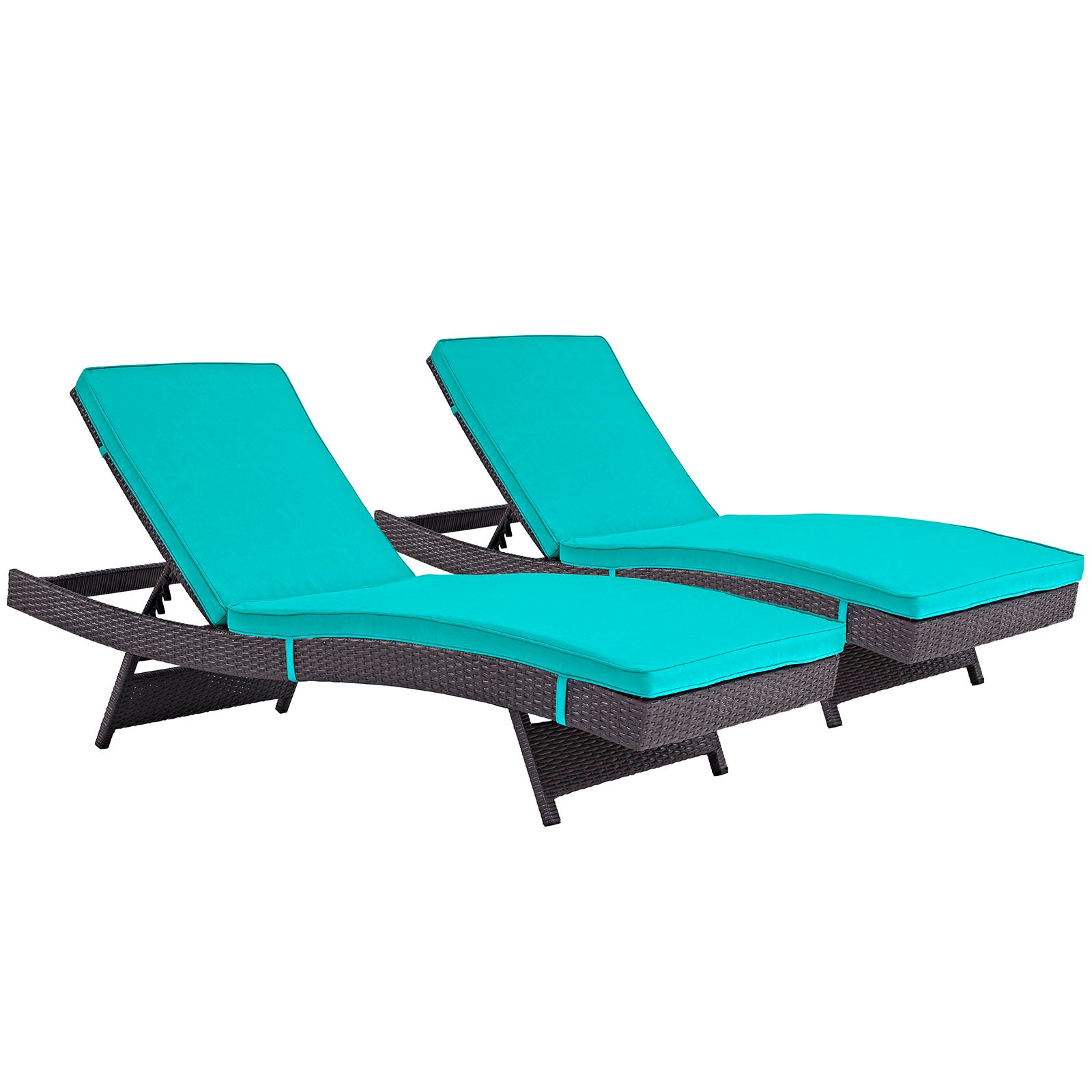 Convene Chaise Outdoor Patio Set of 2-Outdoor Set-Modway-Wall2Wall Furnishings