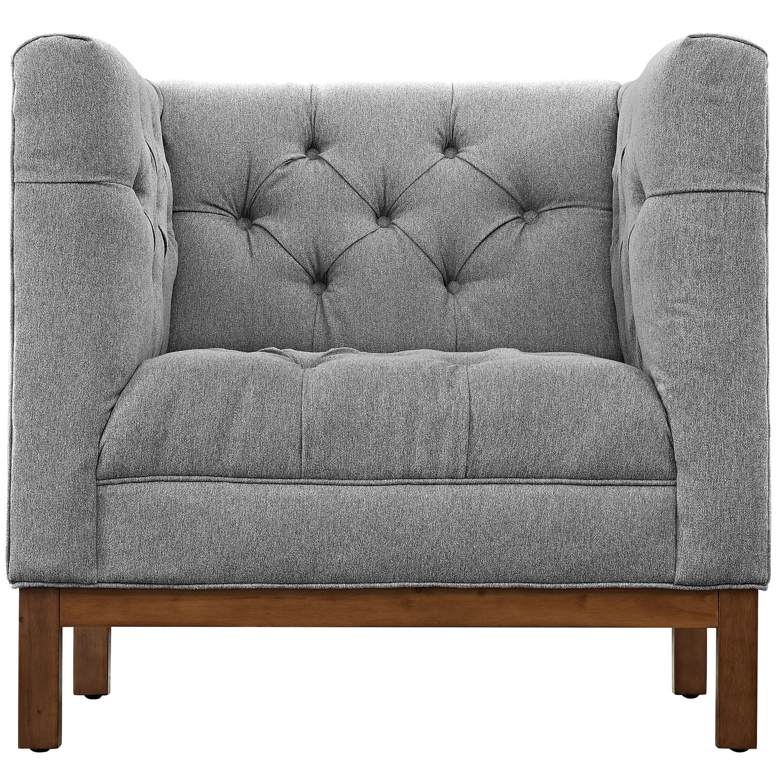 Panache Living Room Set Upholstered Fabric Set of 2-Sofa Set-Modway-Wall2Wall Furnishings